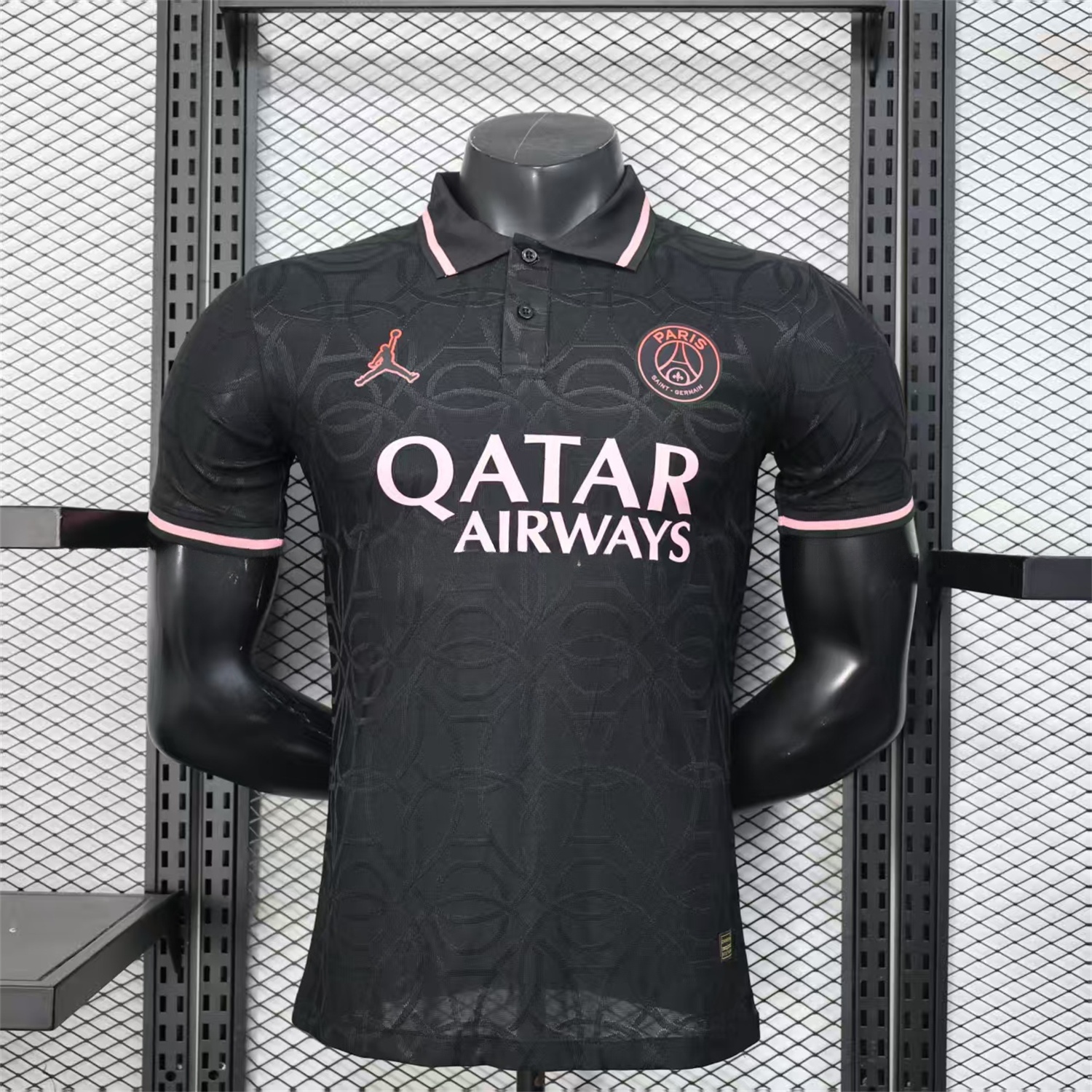 Paris Saint-Germain PSG 25-26 JD Black Special Jersey with Red Badge - Player Version - ManixJersey