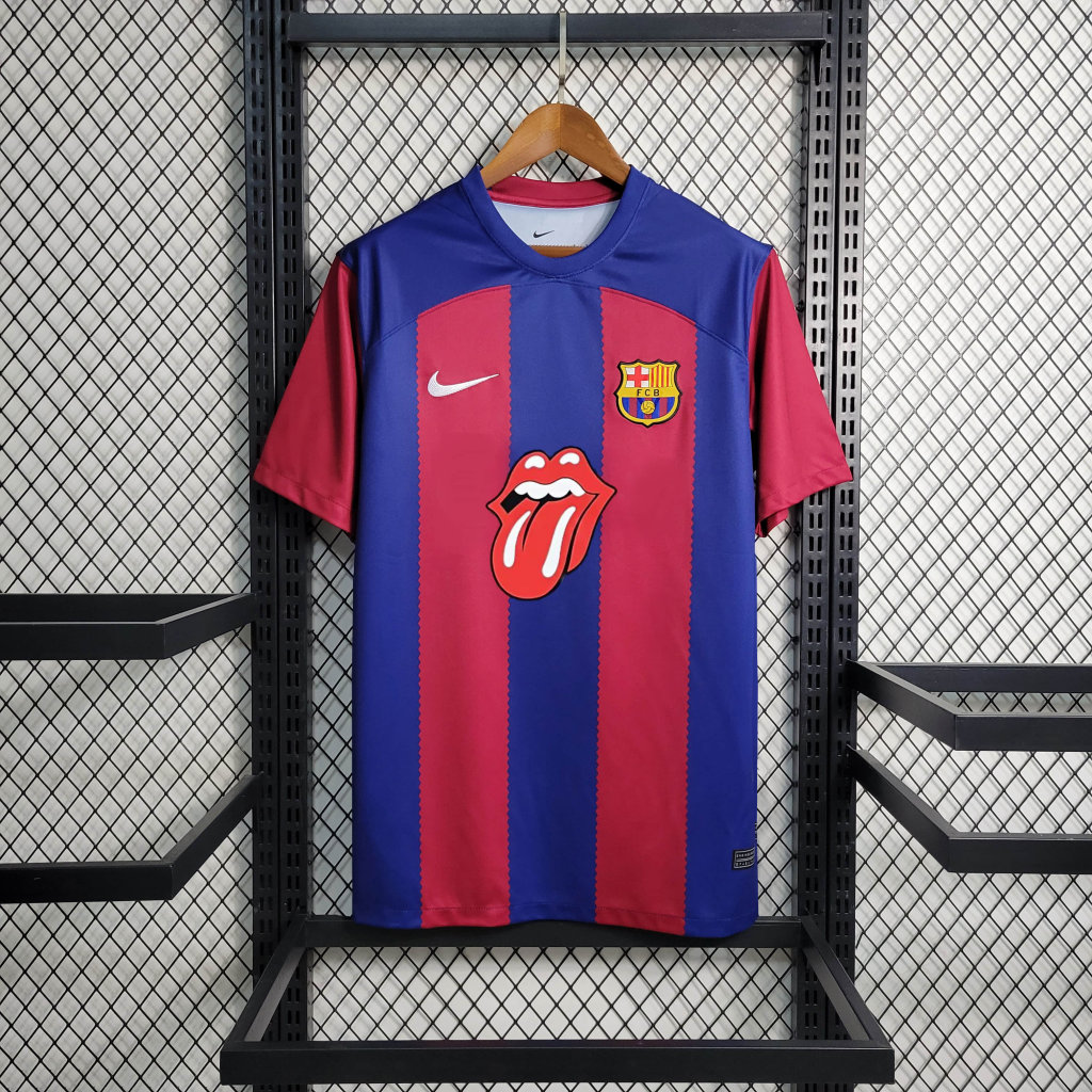 Barcelona X RS Iconic Tongue Jersey - Fans Version - ManixJersey