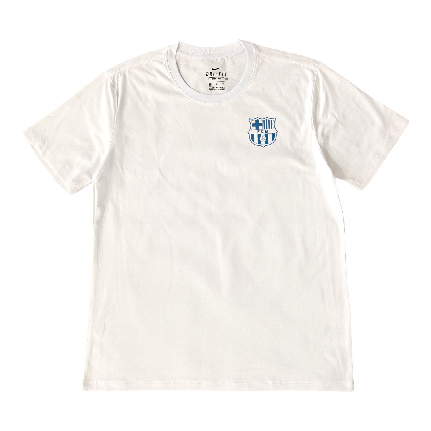 Barcelona Fun Crest Design Dynamic And Modern Features T-shirt【White】 - ManixJersey