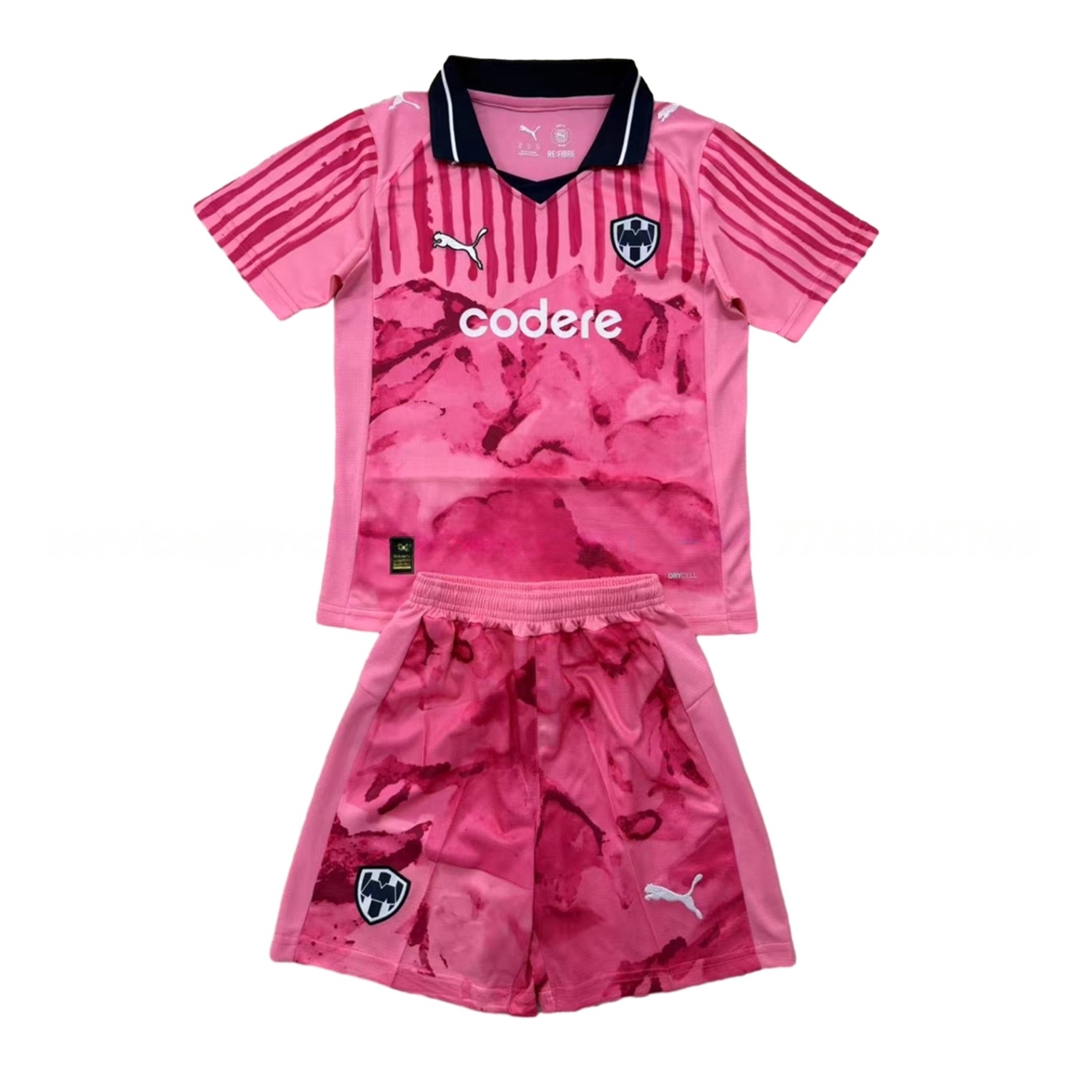 Rayados Monterrey 25-26 Pink Goalkeeper Men's Adult Jersey Set - Fans Version - ManixJersey