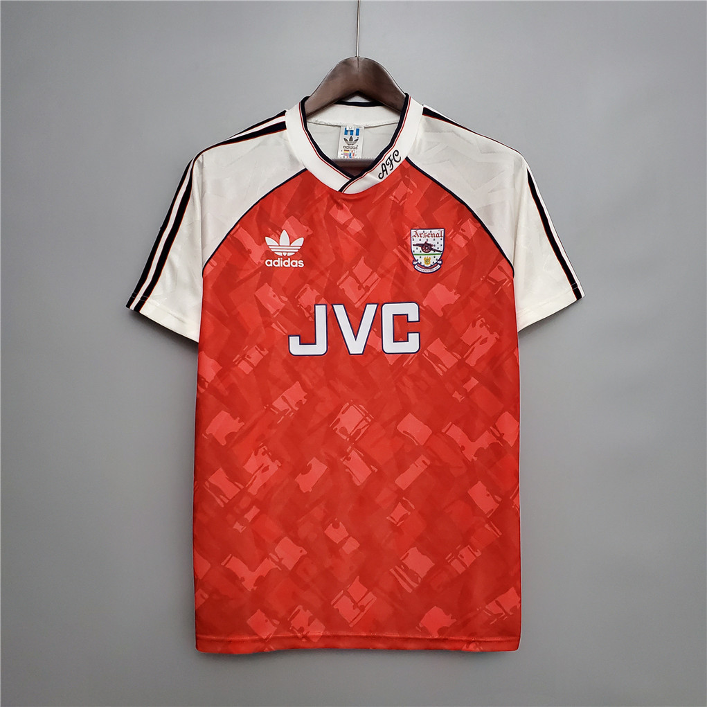 Retro Arsenal 90-92 Home Stadium Jersey - ManixJersey