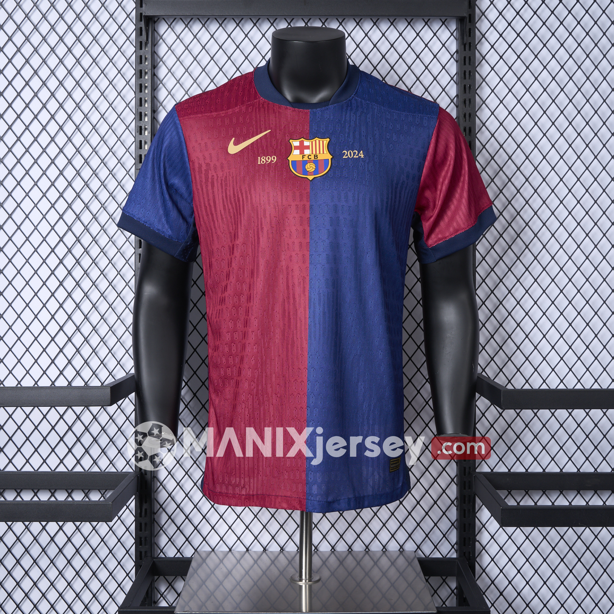 Barcelona 24-25 Home Unsponsored Anniversary Jersey - Player Version - ManixJersey