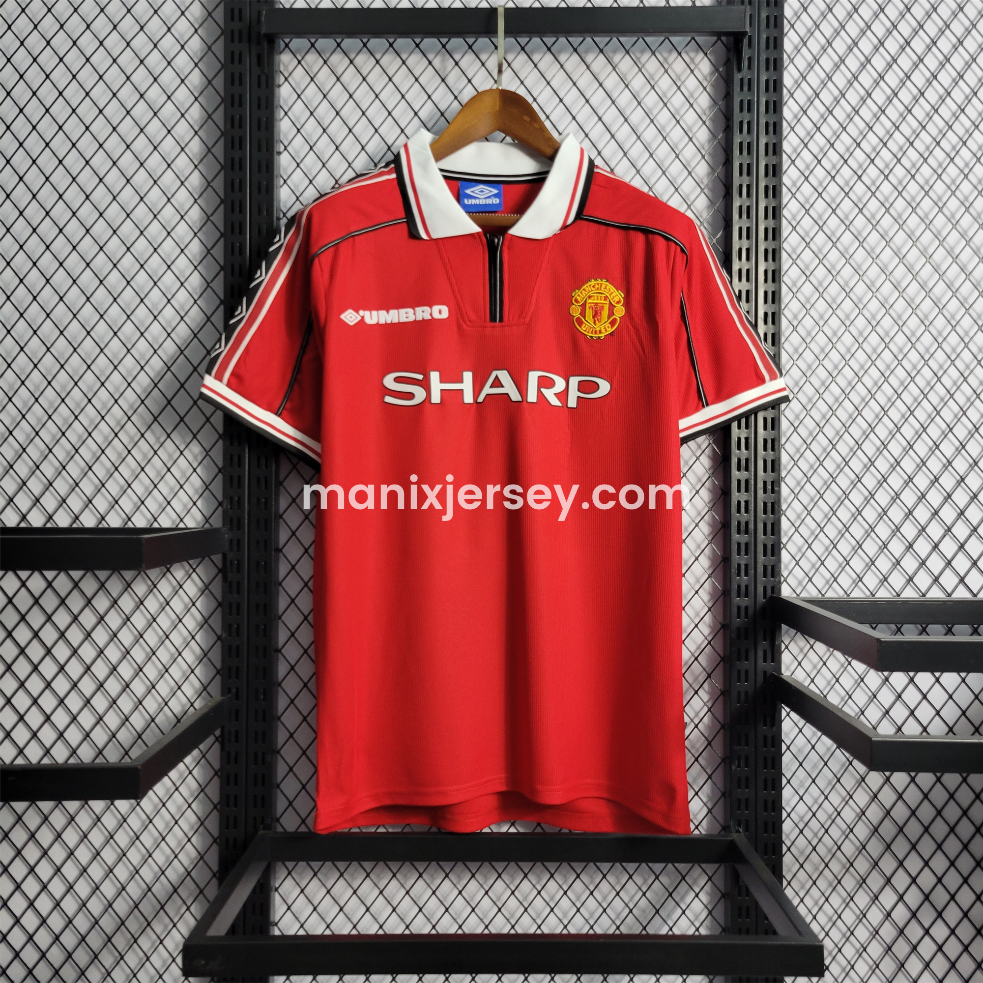 Retro Manchester United 98-99 Home Jersey - ManixJersey