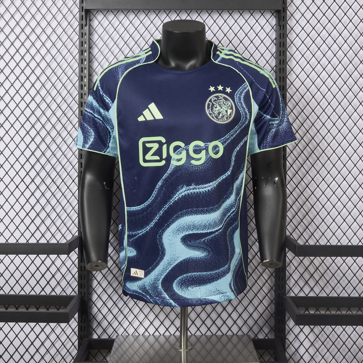 Ajax 25-26 Away Deep Blue Jersey - Player Version - ManixJersey