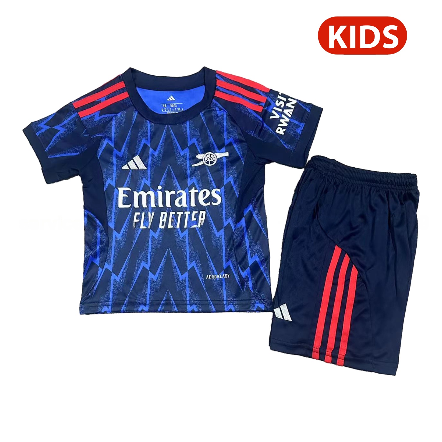 Arsenal 25-26 Away Kids Kit - ManixJersey