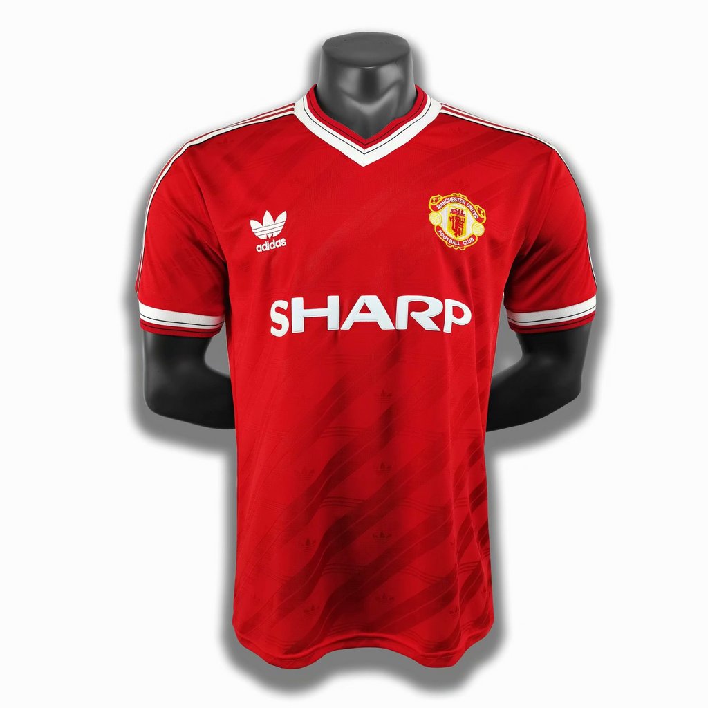 Retro Manchester United 86-88 Home Stadium Jersey - ManixJersey