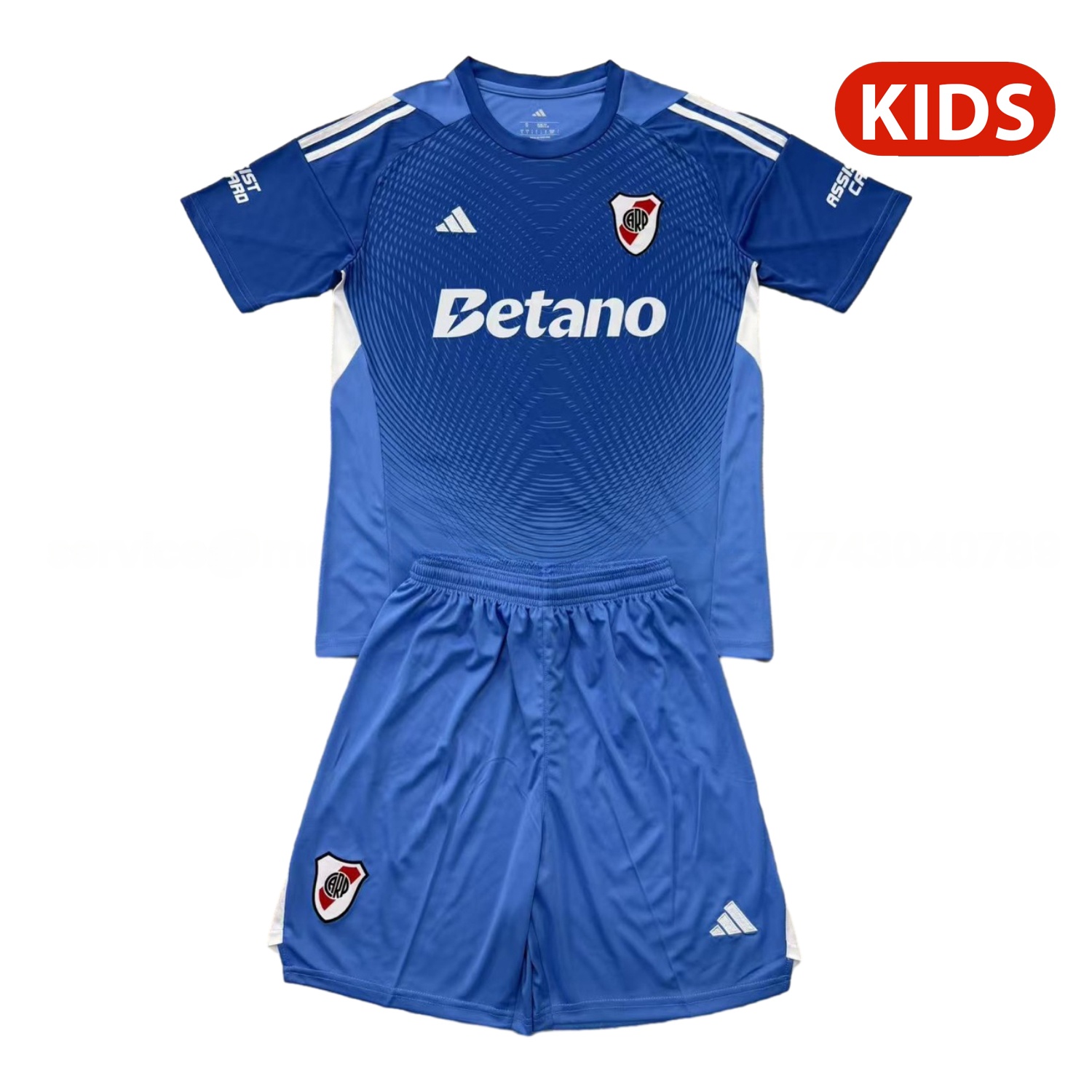 River Plate 25-26 Blue Goalkeeper Kids Kit - ManixJersey