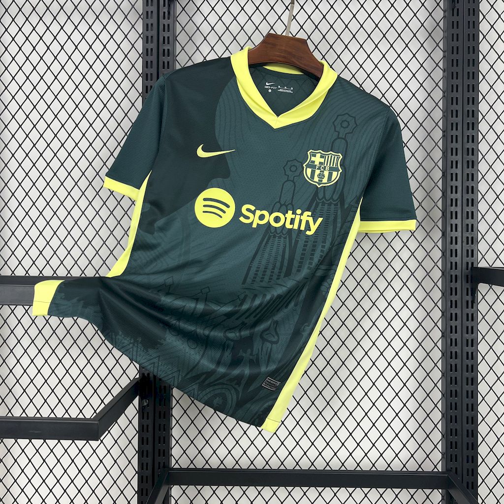 Barcelona 24-25 Dark Green Training Jersey - Fans Version - ManixJersey