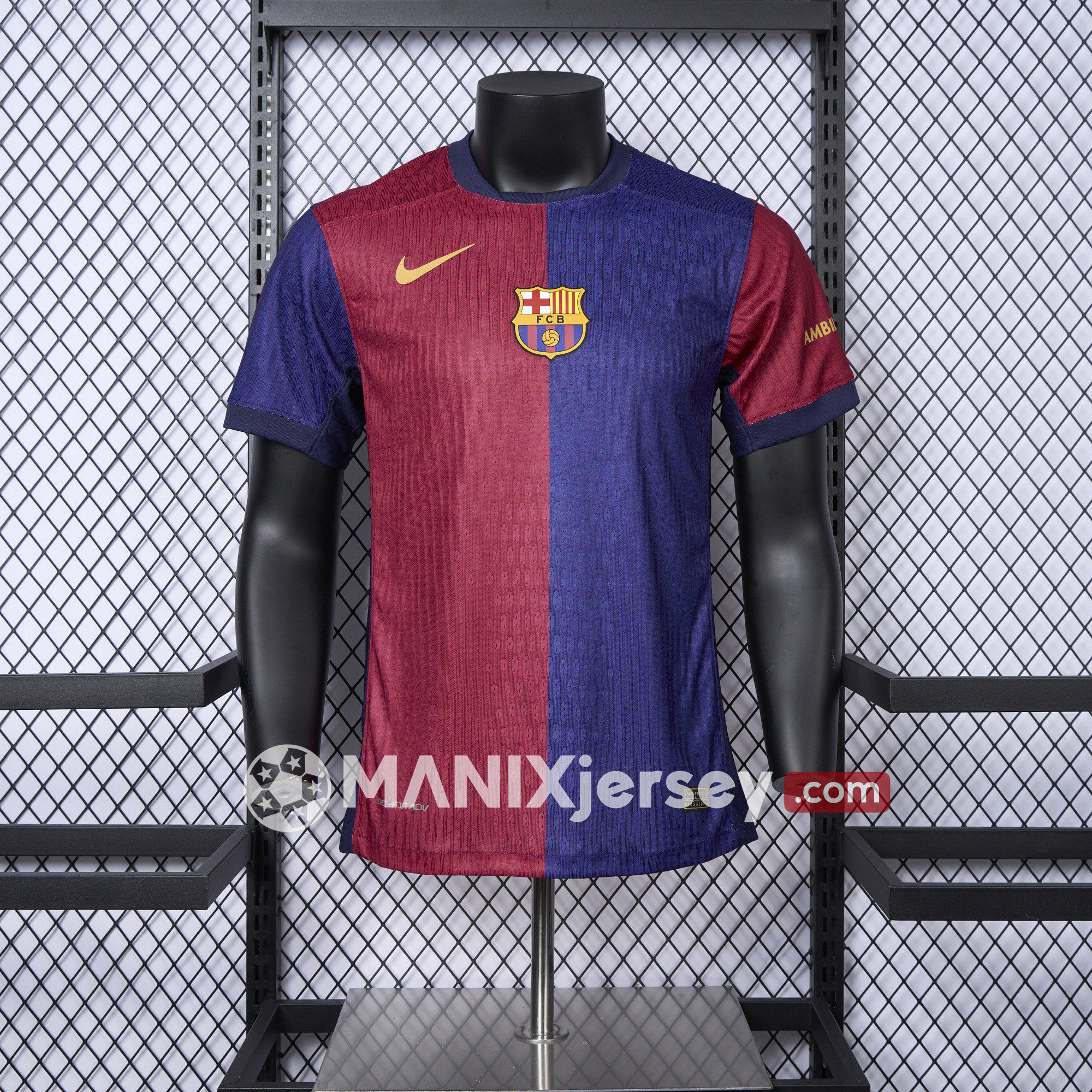 Barcelona 24-25 Home Unsponsored Jersey - Player Version - ManixJersey