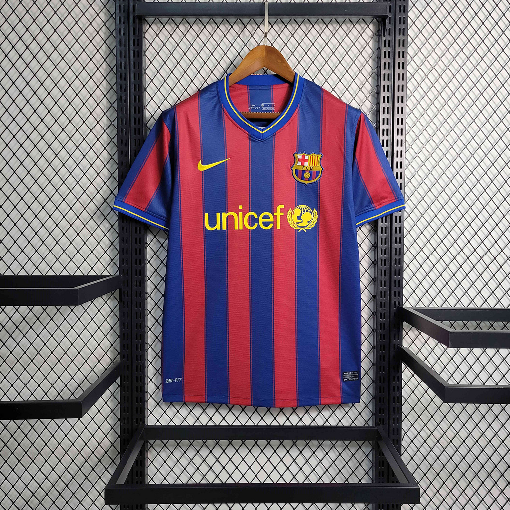 Retro Barcelona 09-10 Home Stadium Jersey - ManixJersey