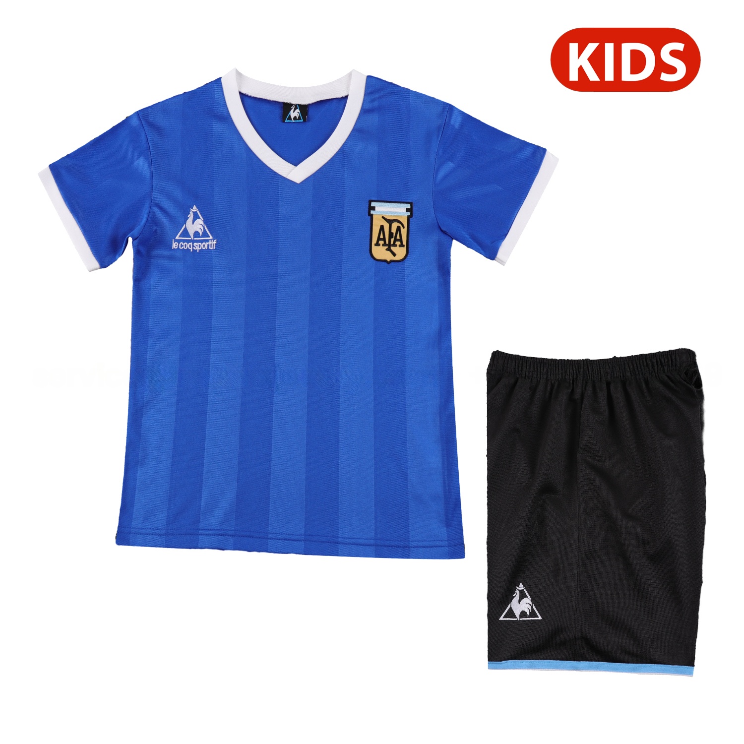 Retro Argentina 1986 Away Kids Kit - ManixJersey