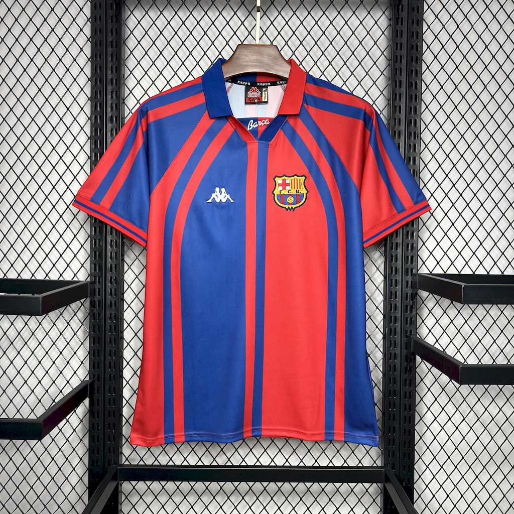 Retro Barcelona 1997-98 European Home Jersey - ManixJersey