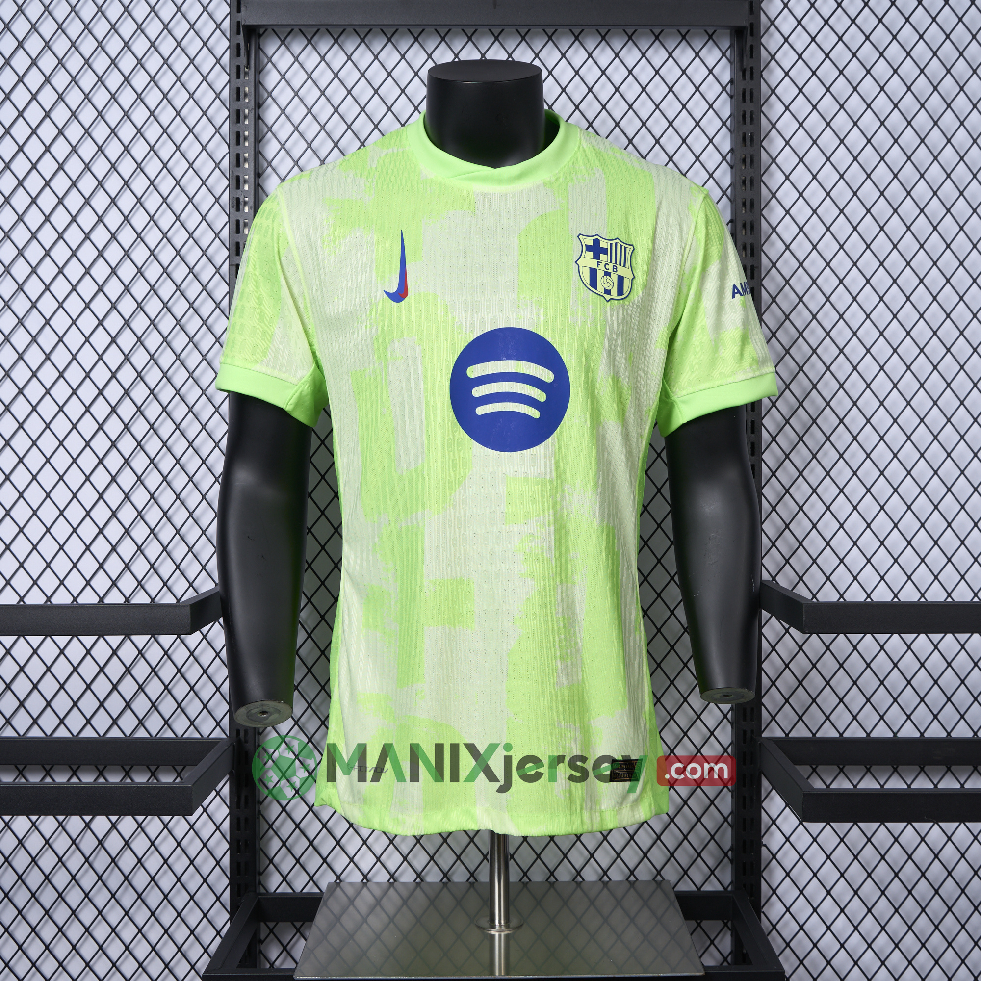Barcelona 24-25 Third Jersey with Big Logo - Player Version - ManixJersey