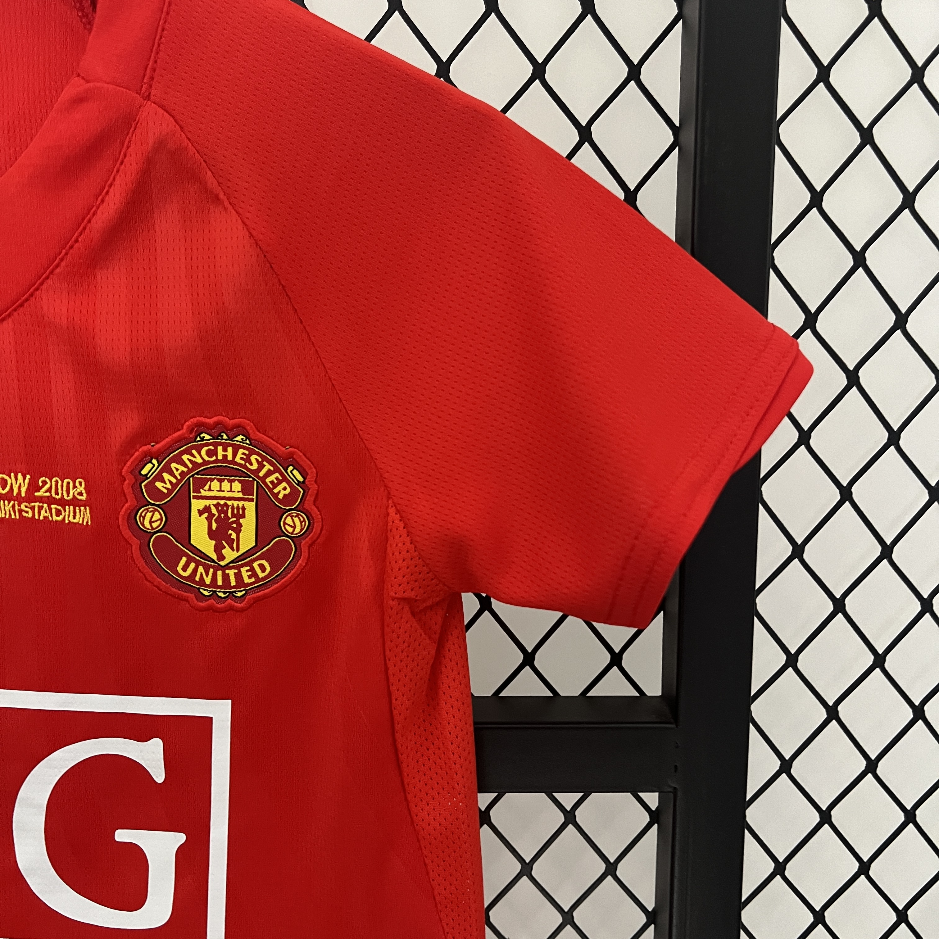 Retro Manchester United 2007-08 Home Stadium Kids Kit - ManixJersey