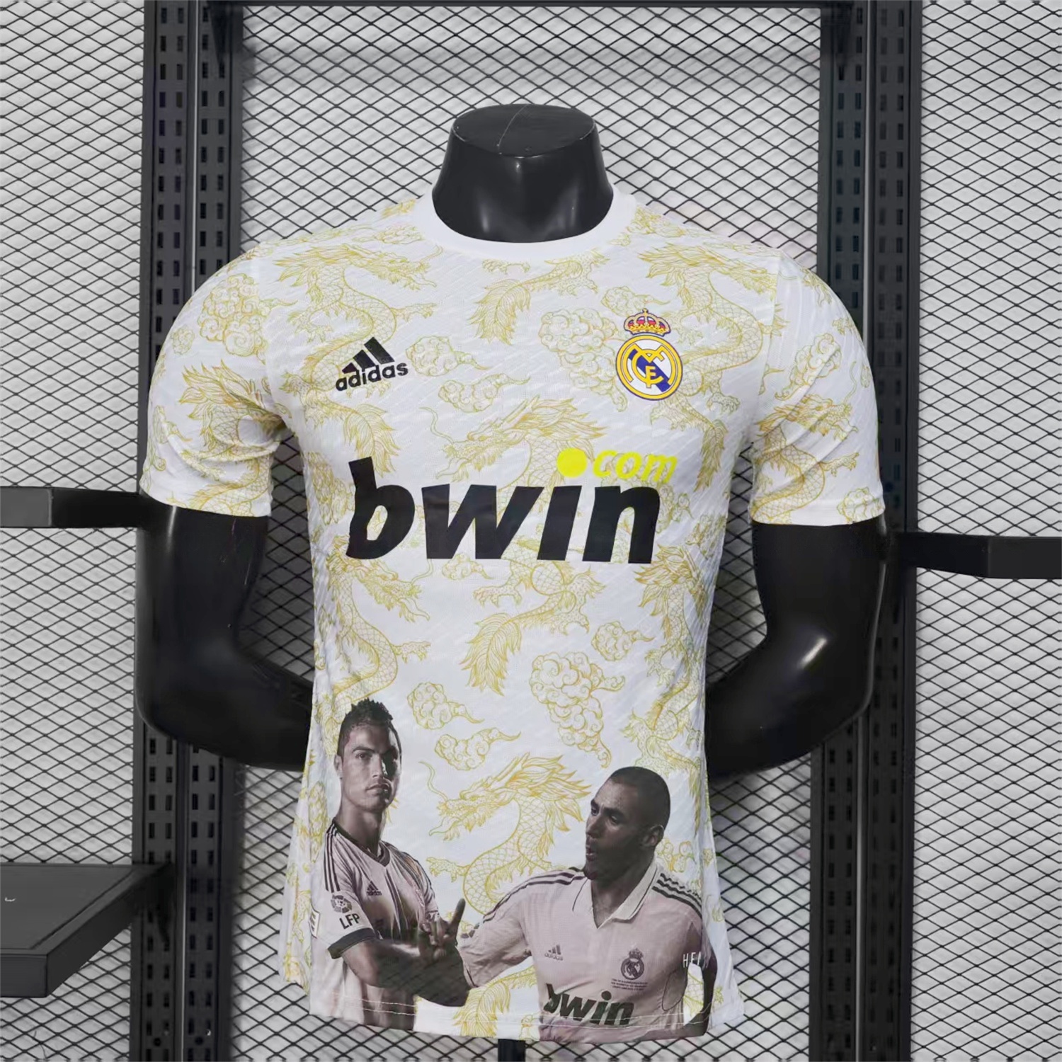Real Madrid 25-26 Two Generations of Ronaldo White Jersey - Player Version - ManixJersey