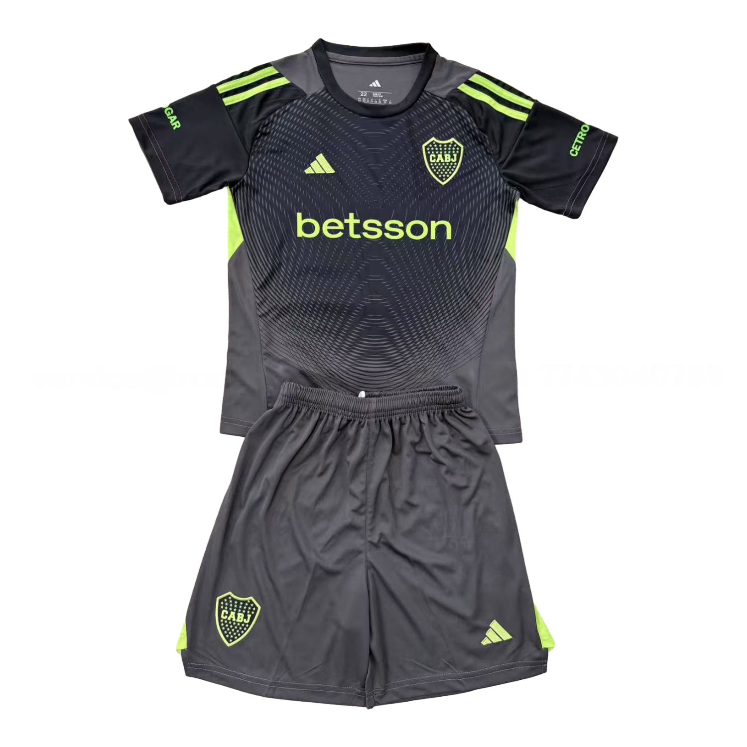 Boca Juniors 25-26 Black Goalkeeper Men's Adult Jersey Set - Fans Version - ManixJersey