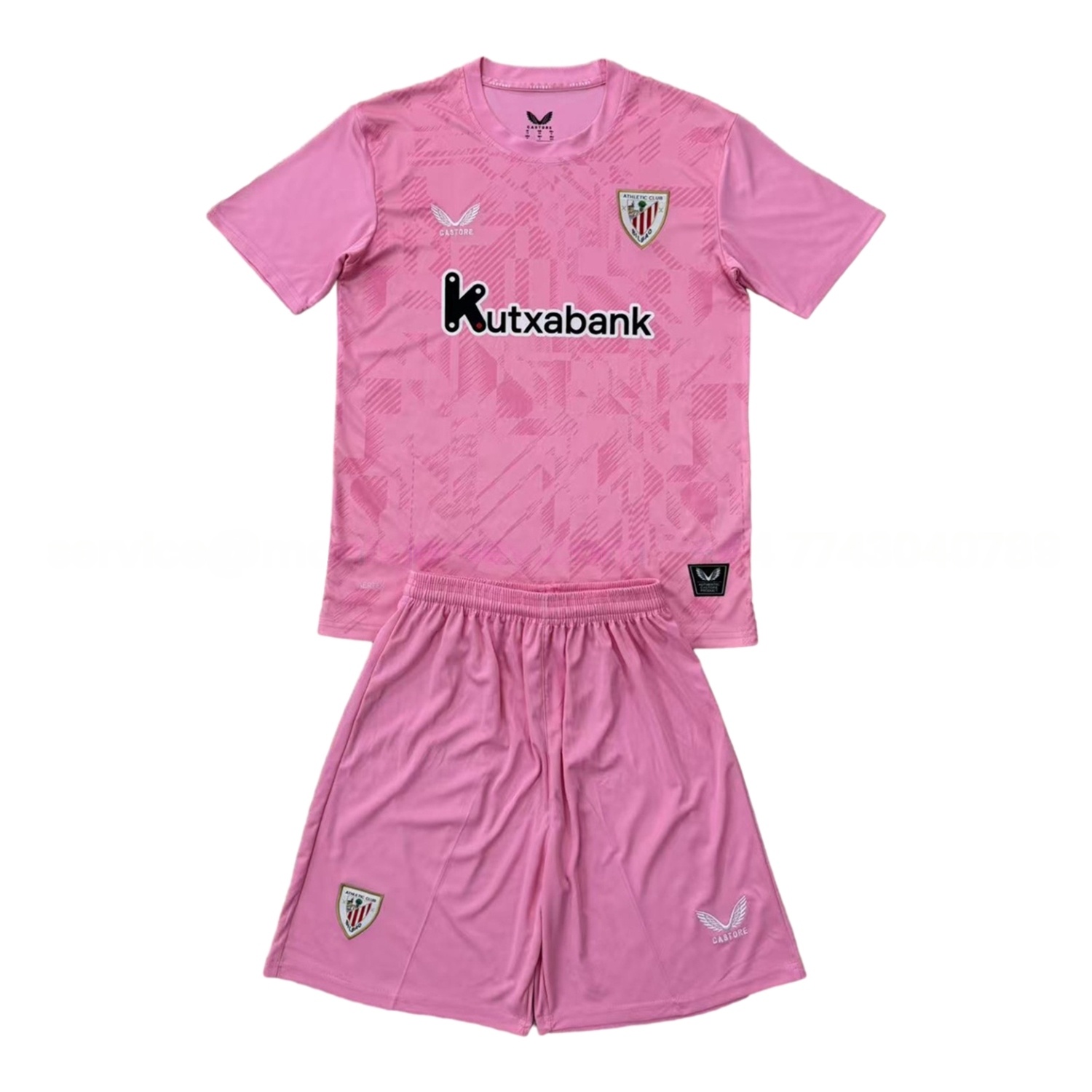 Athletic Bilbao 25-26 Pink Goalkeeper Men's Adult Jersey Set - Fans Version - ManixJersey