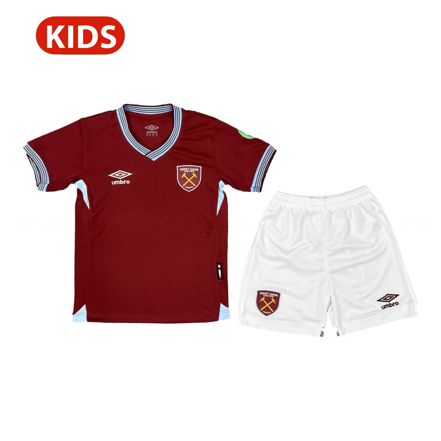 West Ham United 25-26 Home Kids Kit - ManixJersey