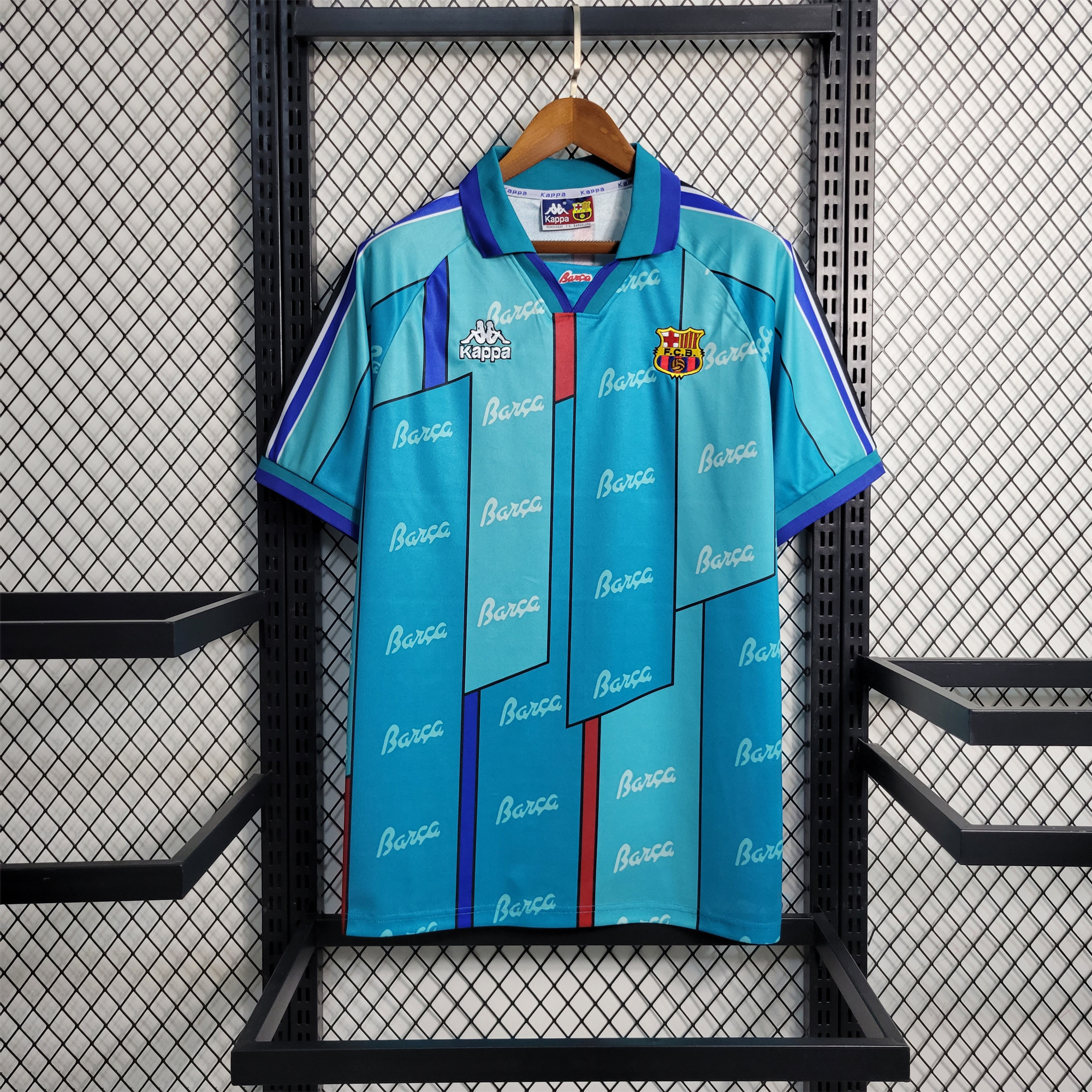Retro Barcelona 95-97 Away Stadium Jersey - ManixJersey