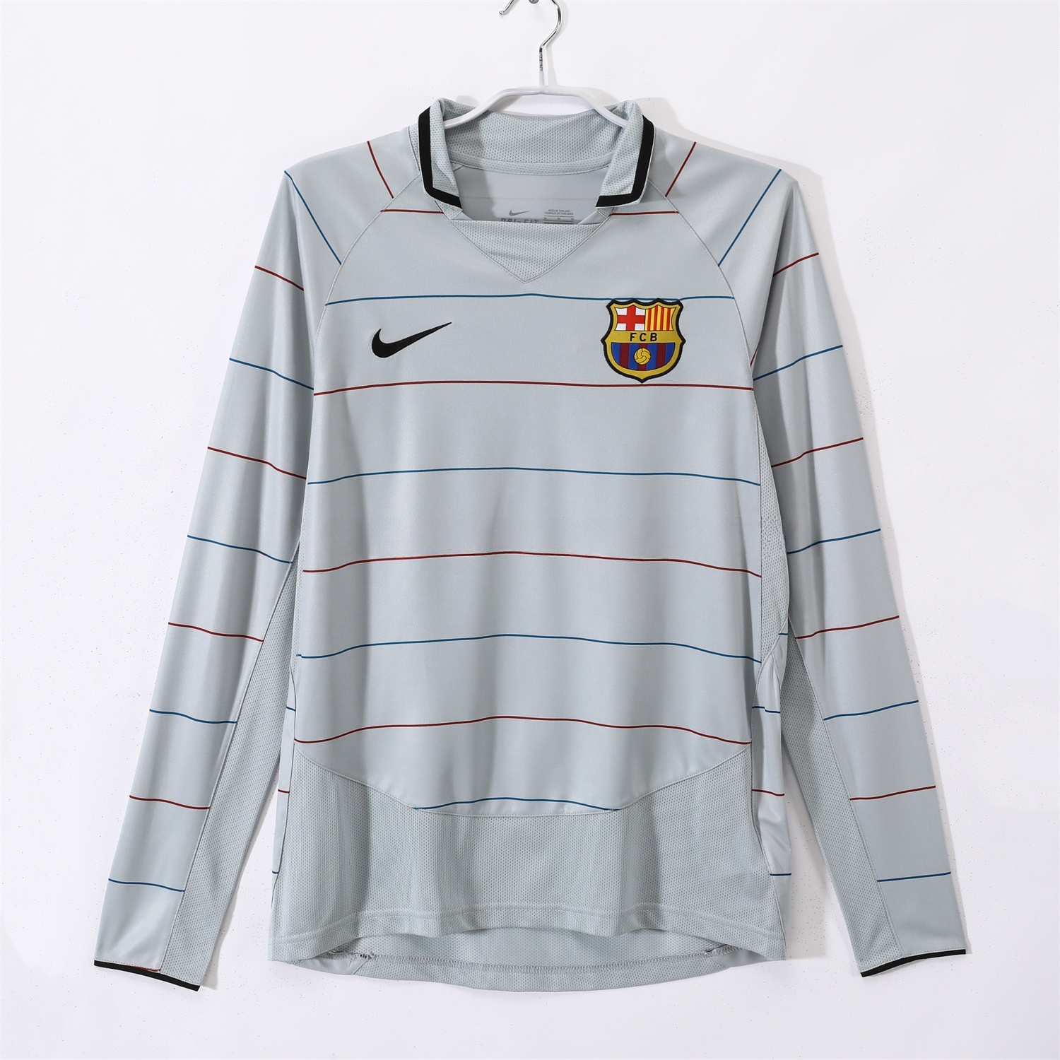 Retro Barcelona 03-04 Away Long Sleeves Jersey - ManixJersey