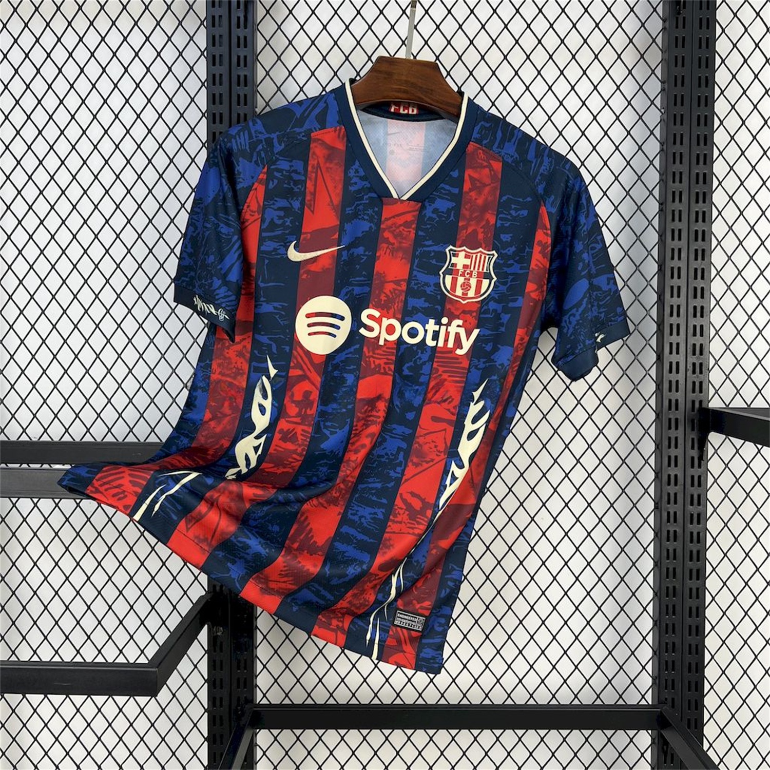 Barcelona 25-26 Red & Blue Random Graffiti Pattern Jersey - Fans Version - ManixJersey
