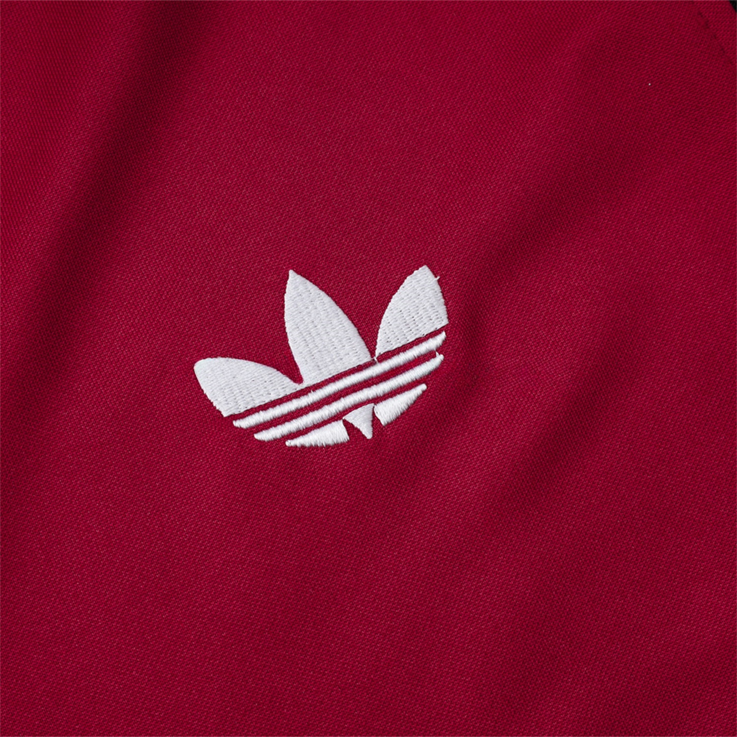 Manchester United 24-25 Kids Throwback Jacket Training Tracksuit - Date Red Jackets & Black Pants - ManixJersey