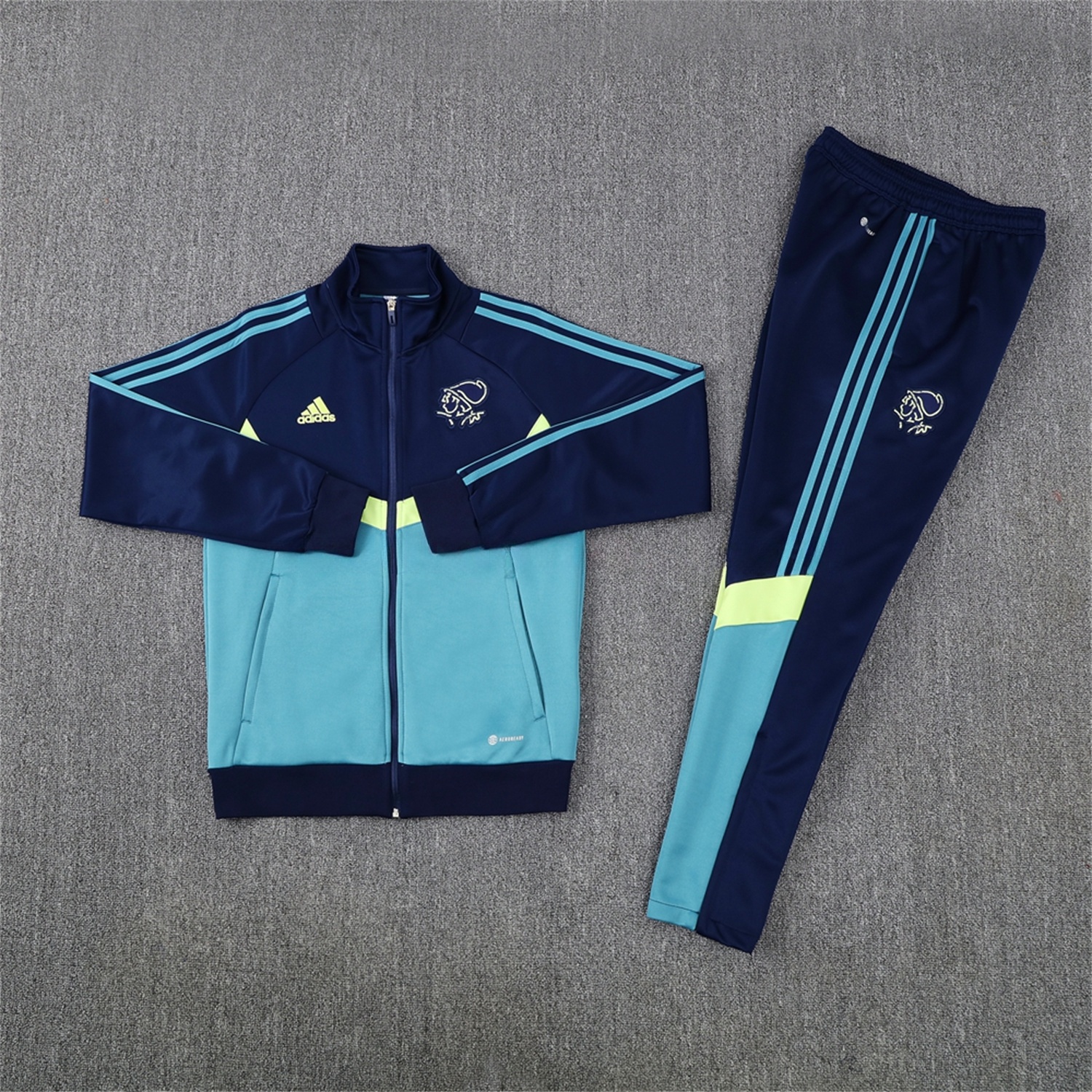 Ajax 24-25 Jacket Training Tracksuit - Royal Bule Jackets & Pants - ManixJersey