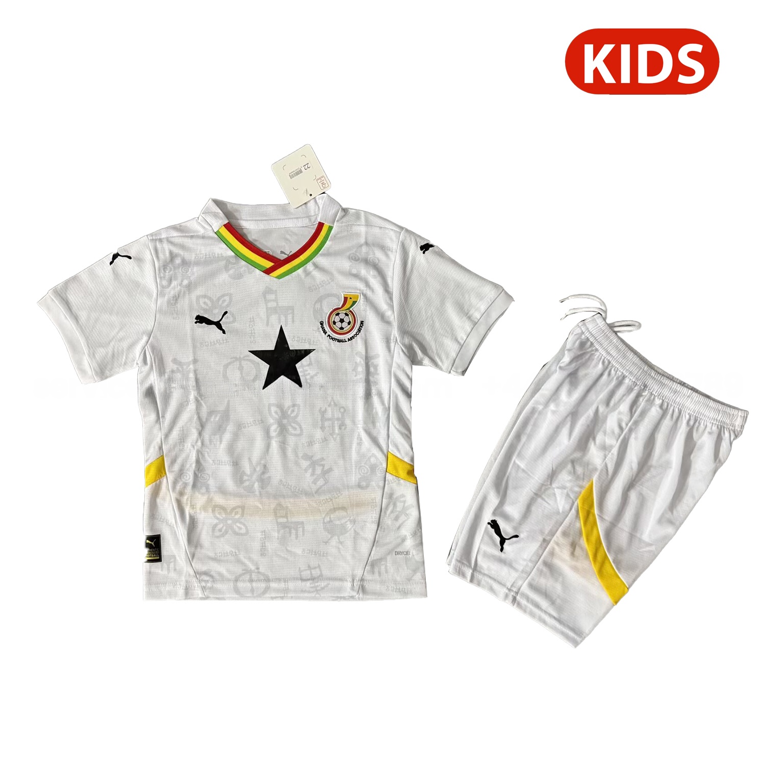 Ghana 25-26 Home Kids Kit - ManixJersey