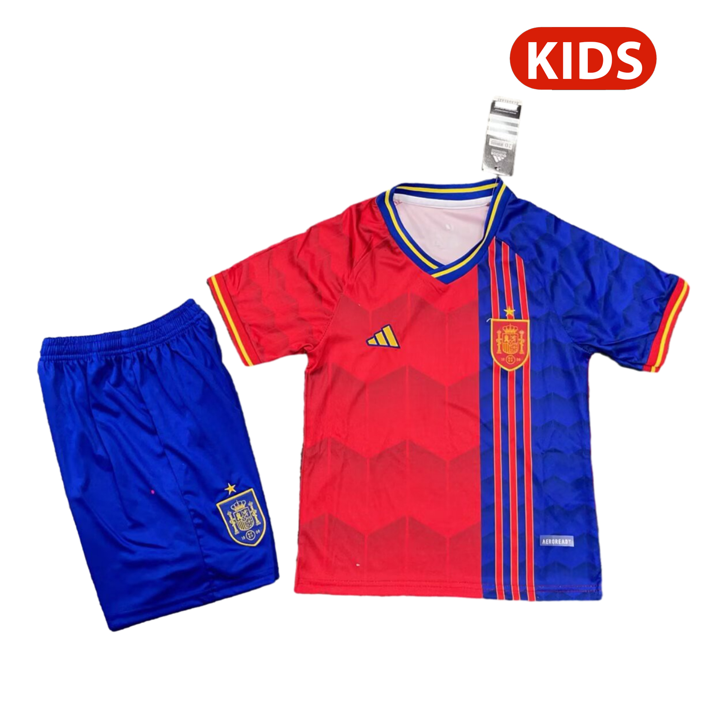 Spain 2025 2025 Red And Blue Special Edition Kids Kit - ManixJersey