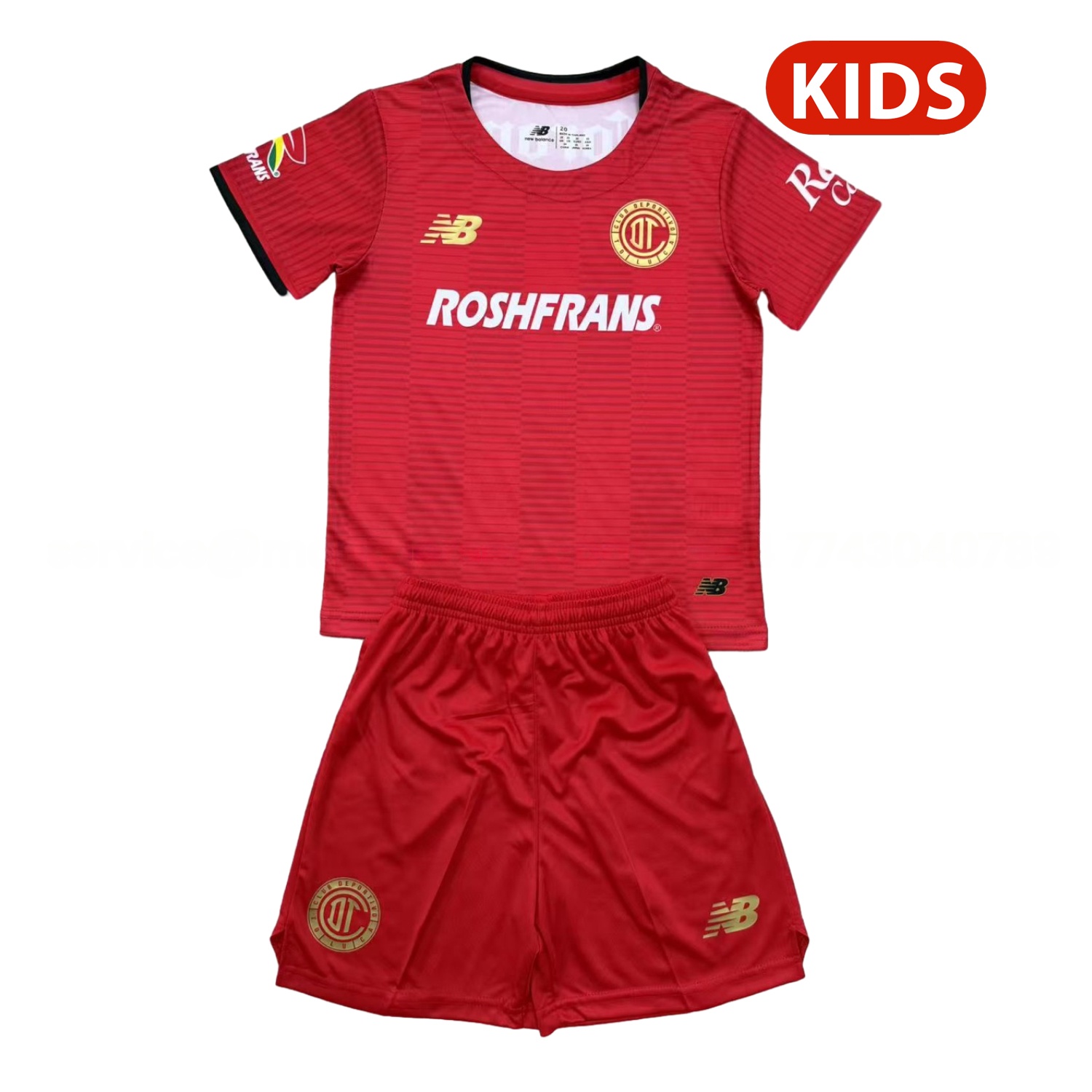 Toluca 25-26 Home Kids Kit - ManixJersey