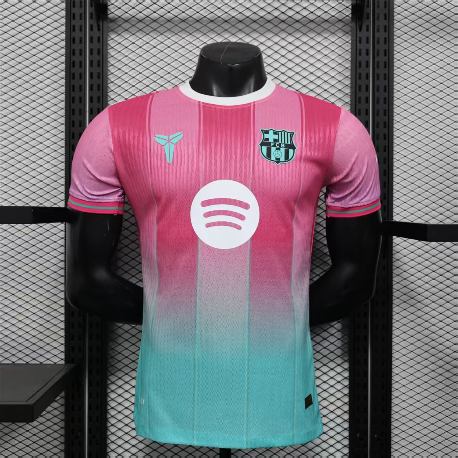 Barcelona 25-26 Pink And Cyan Special Jersey - Player Version - ManixJersey