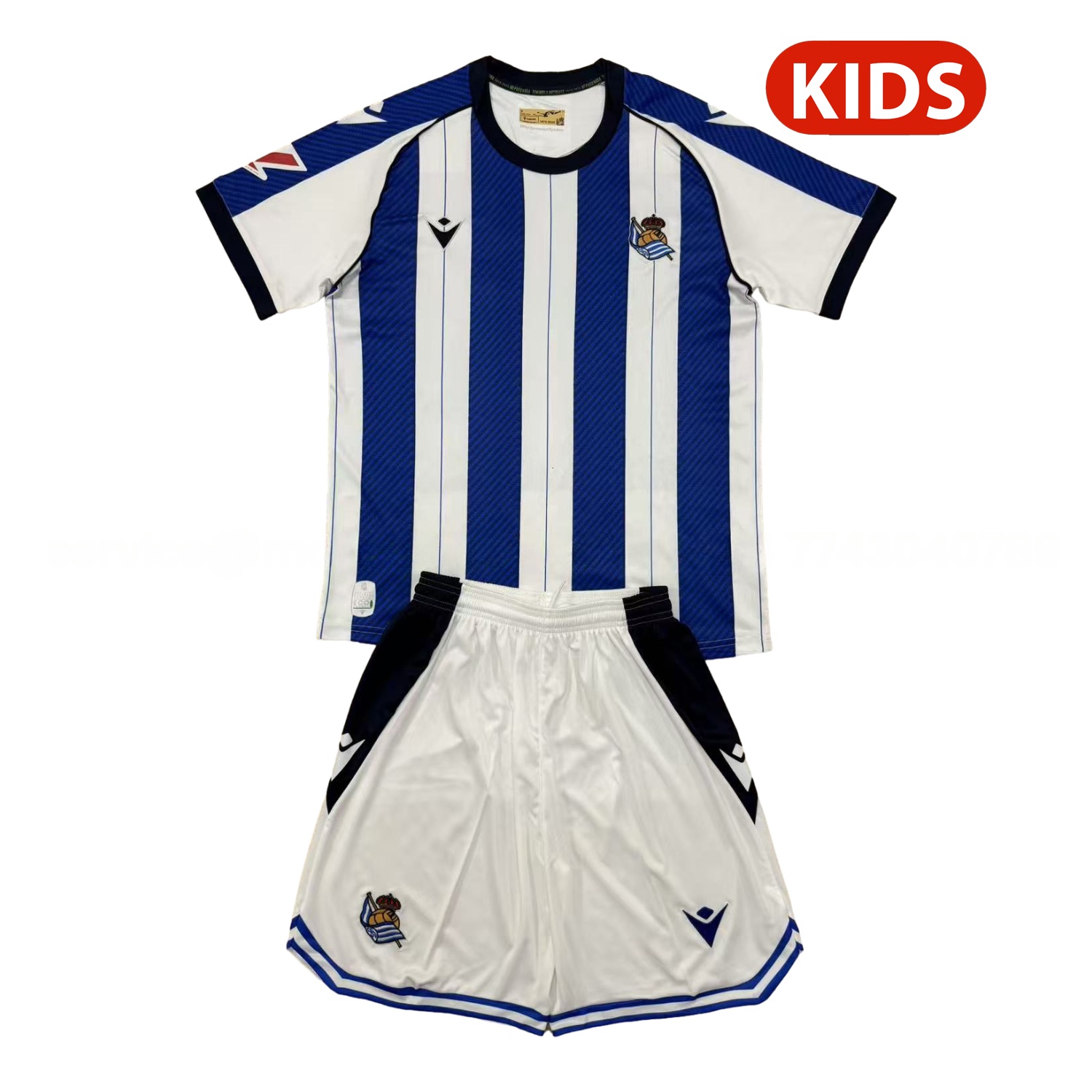 Real Sociedad 25-26 Home Kids Kit - ManixJersey