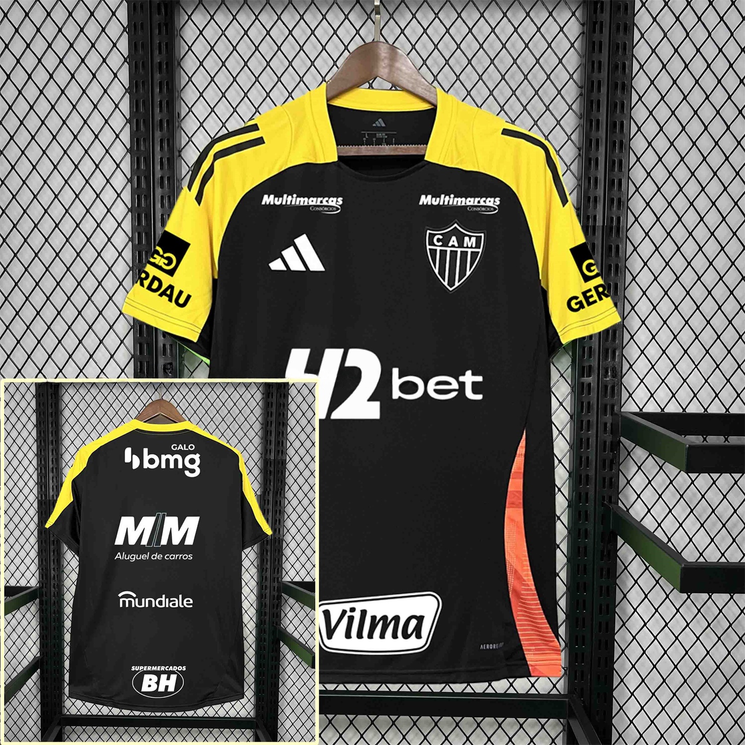 Atletico Mineiro 25-26 Black Pre-Match Training Jersey - Fans Version - ManixJersey