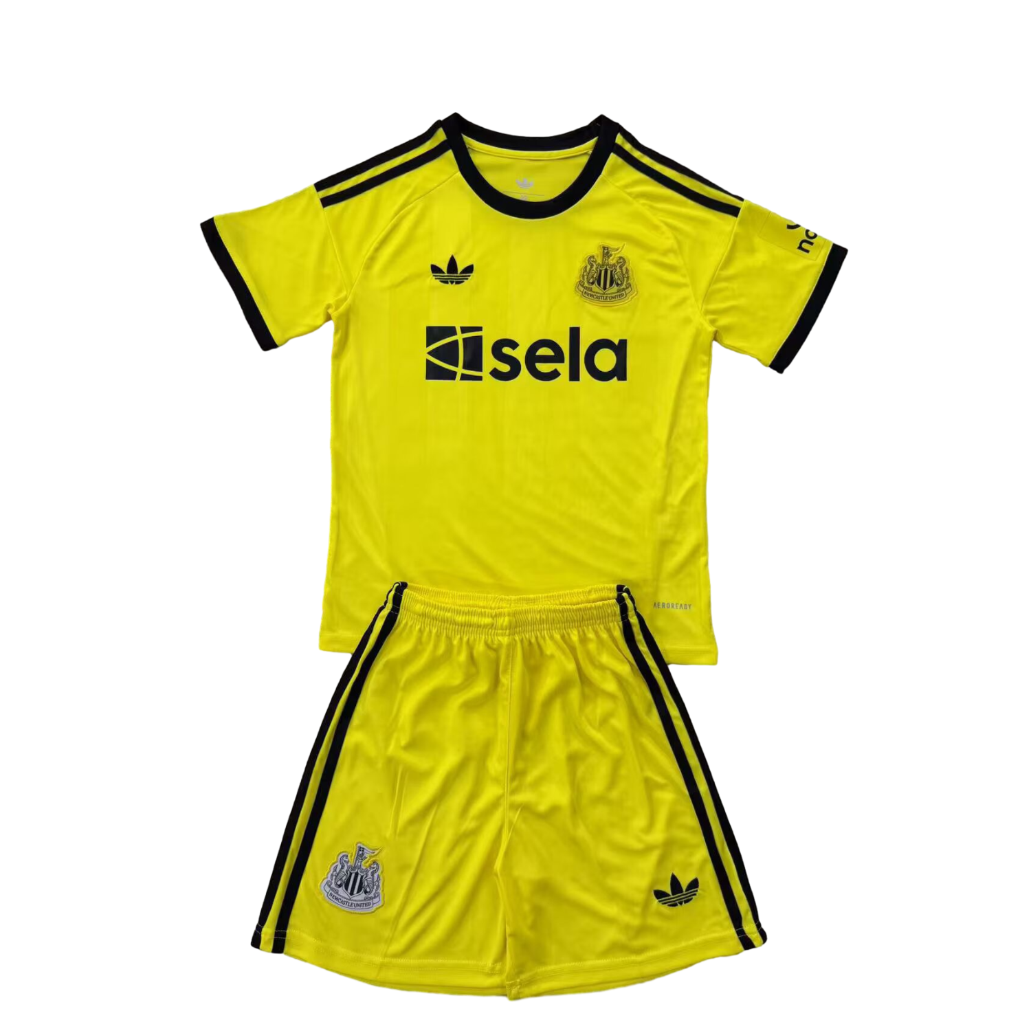 Newcastle United 25-26 Yellow Goalkeeper Men's Adult Jersey Set - Fans Version - ManixJersey