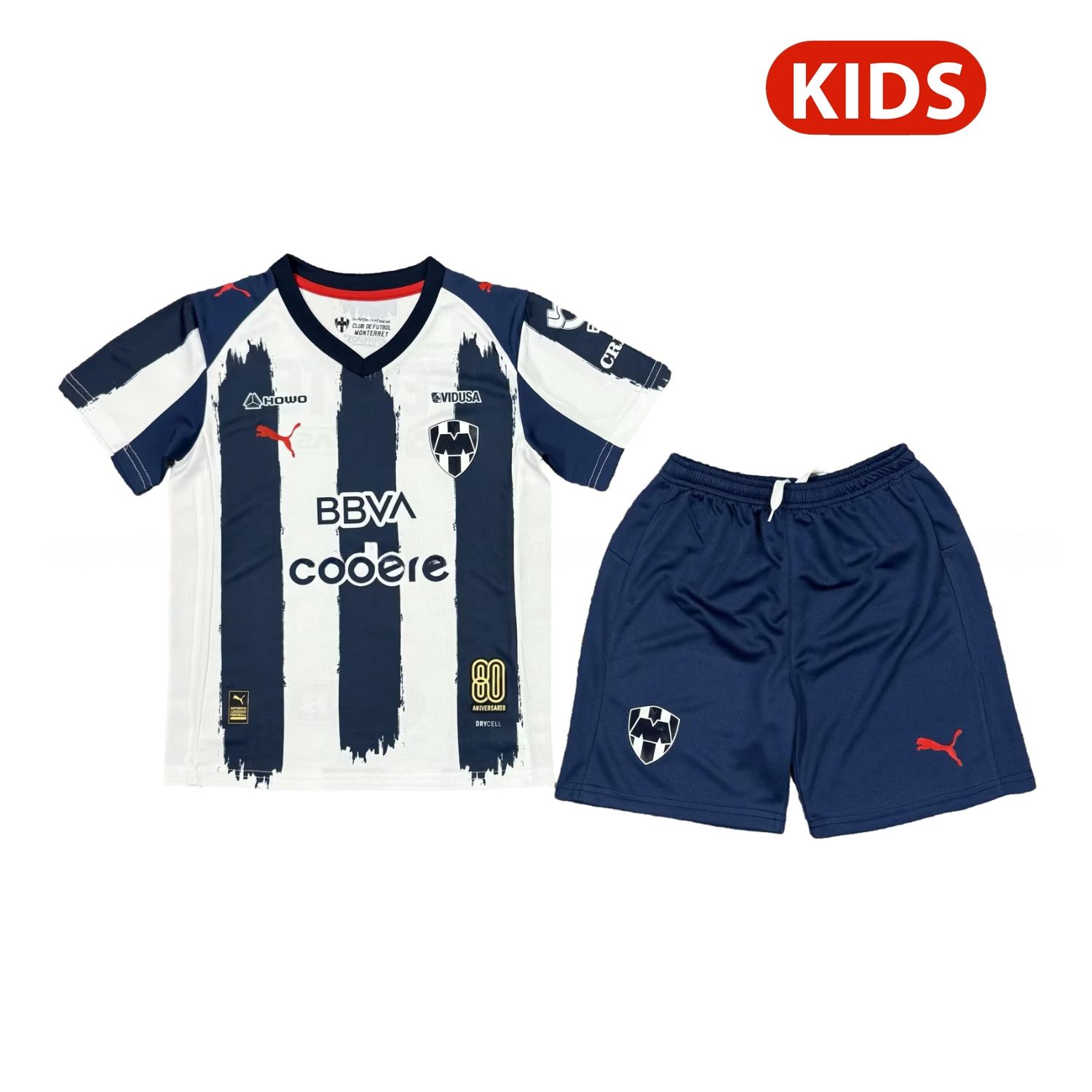 Rayados Monterrey 25-26 Home Kids Kit - ManixJersey