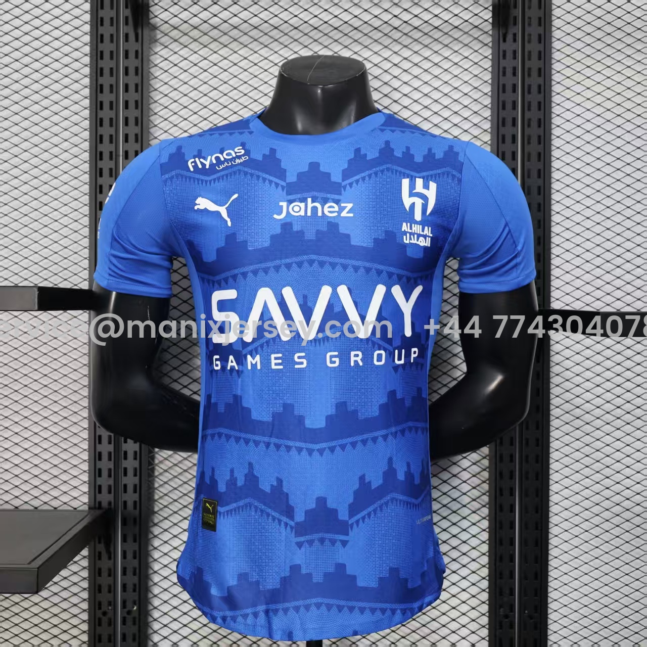Al Hilal Riyadh Crescent 25-26 Home Blue Jersey - Player Version - ManixJersey