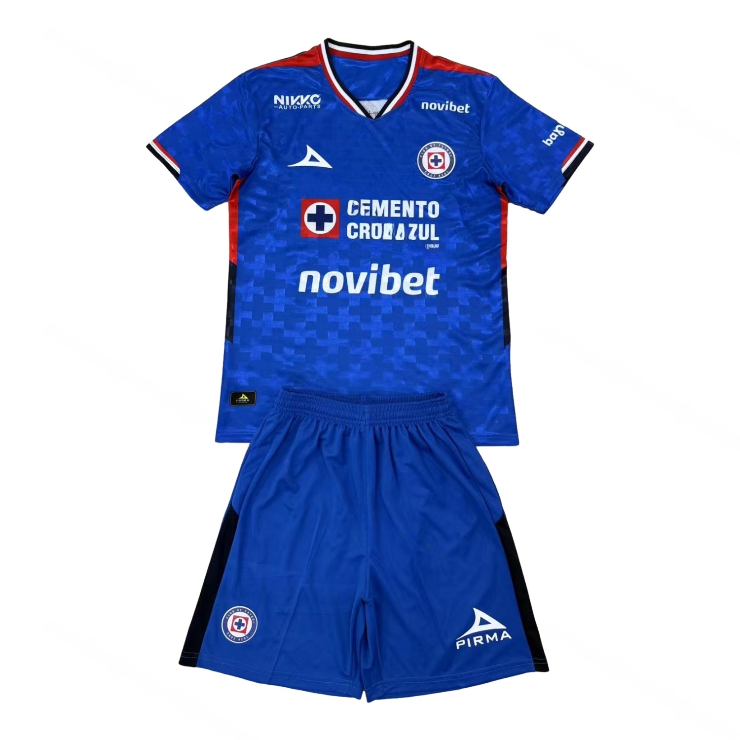 Cruz Azul 25-26 Home Blue Men's Adult Jersey Set - Fans Version - ManixJersey