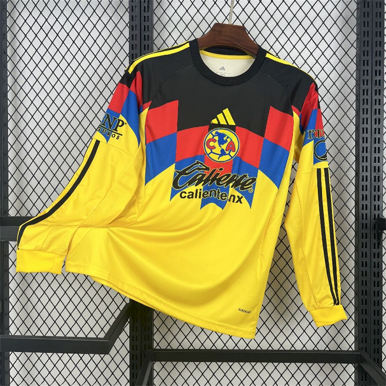 Club América 25-26 Home Yellow Long Sleeves Jersey - Fans Version - ManixJersey