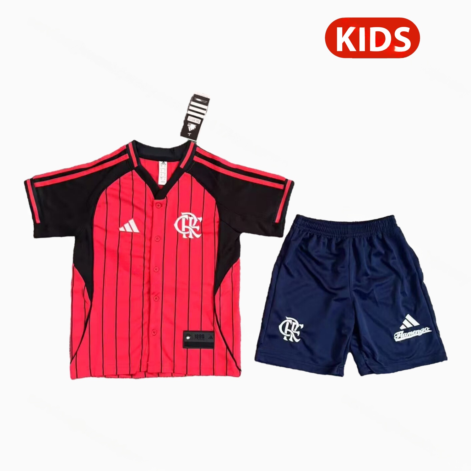 Flamengo 25-26 Baseball Kids Kit - ManixJersey