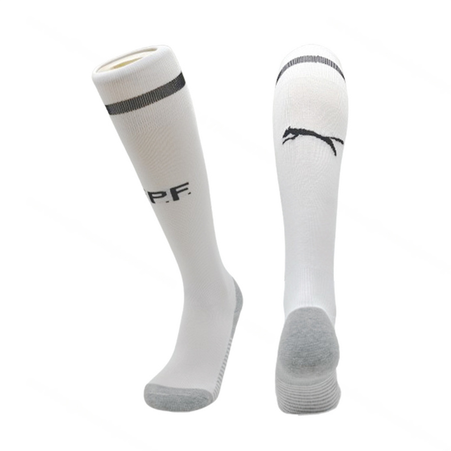 Santos 25-26 Home Socks - White & Green Line - ManixJersey