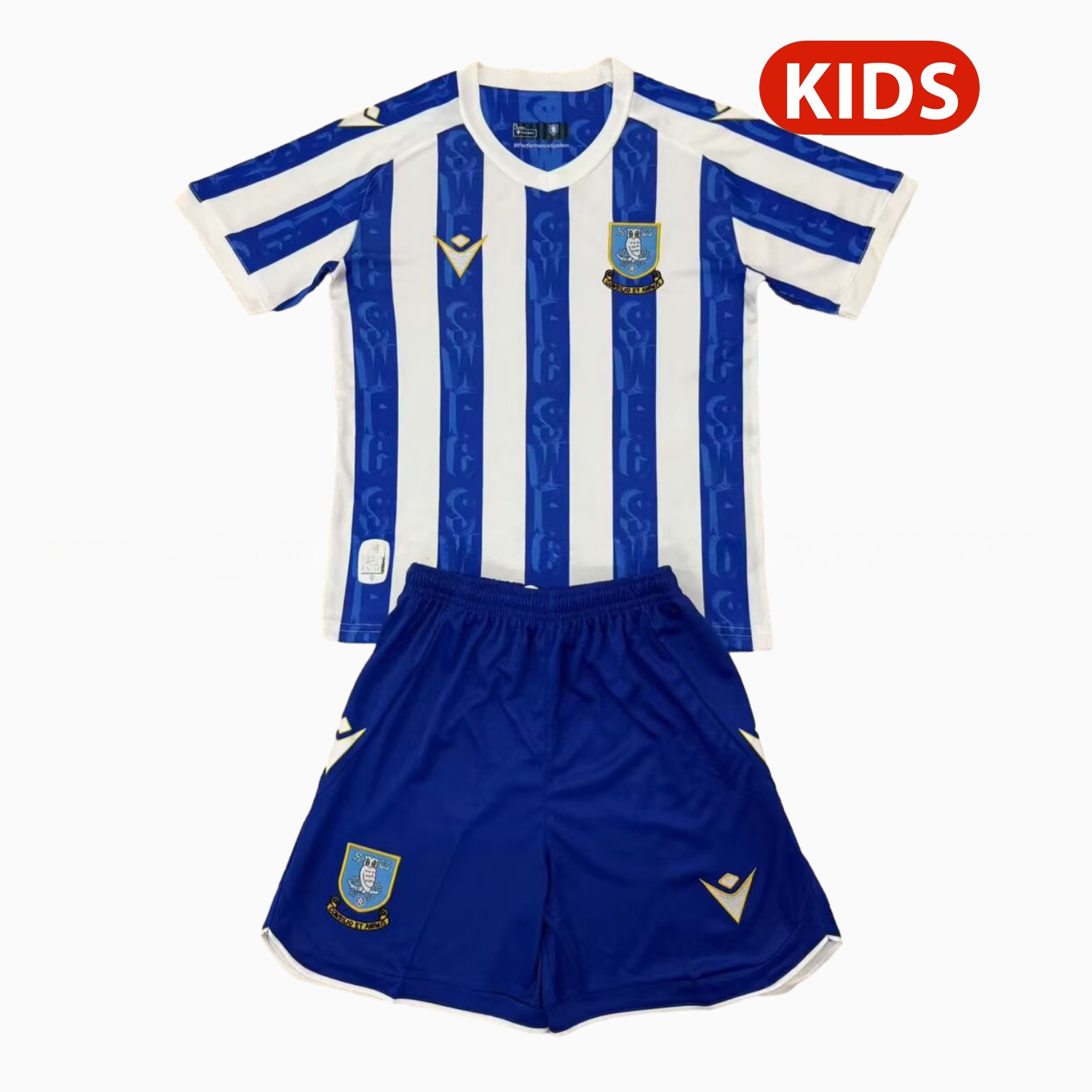 Sheffield Wednesday 25-26 Home Kids Kit - ManixJersey