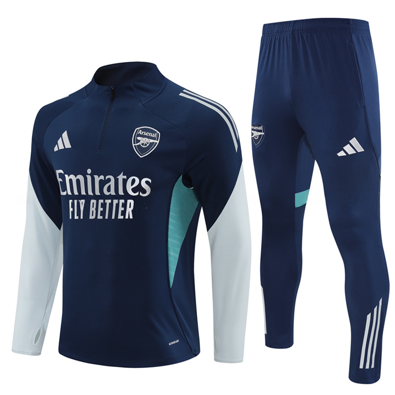Arsenal 25-26 Long Sleeve Training Set - Royal Blue Top & Royal Blue Pants - ManixJersey