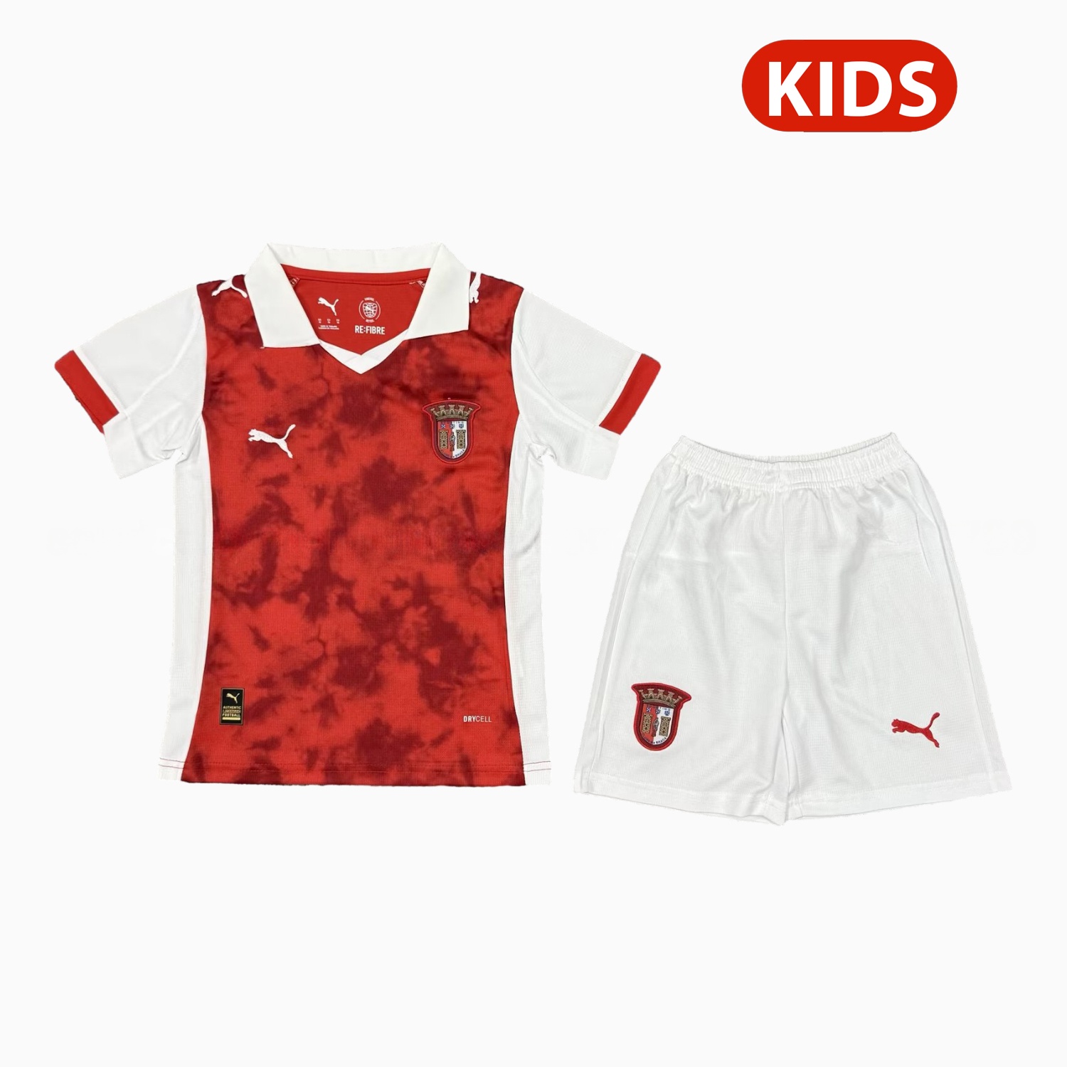SC Braga 25-26 Home Kids Kit - ManixJersey