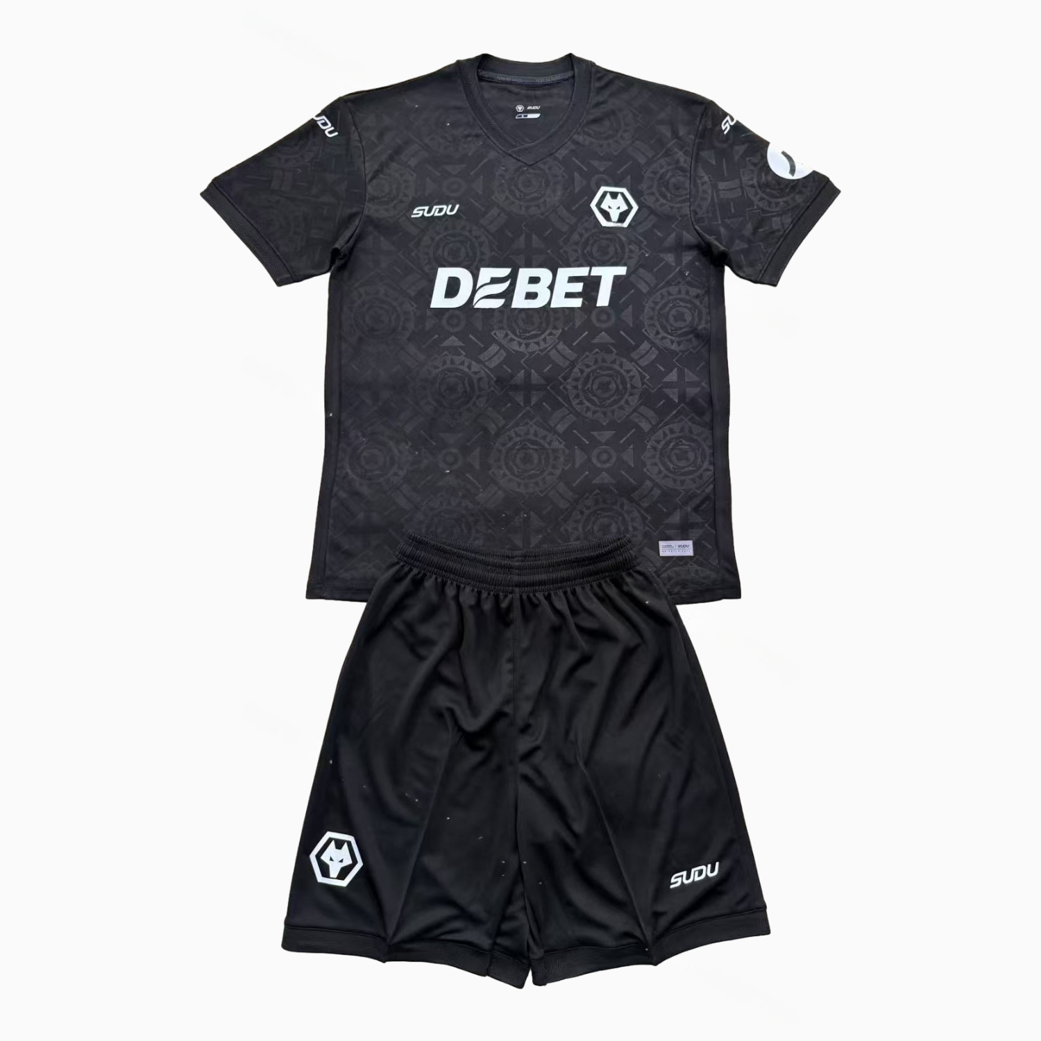 Wolverhampton Wanderers Wolves 25-26 Black Goalkeeper Men's Adult Jersey Set - Fans Version - ManixJersey