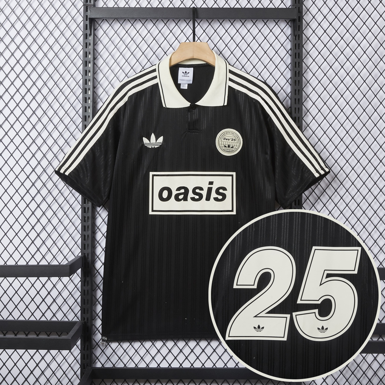 Bohemian 25-26 Oasis Originals Tour Black Jersey With Number 25 - Fans Version - ManixJersey