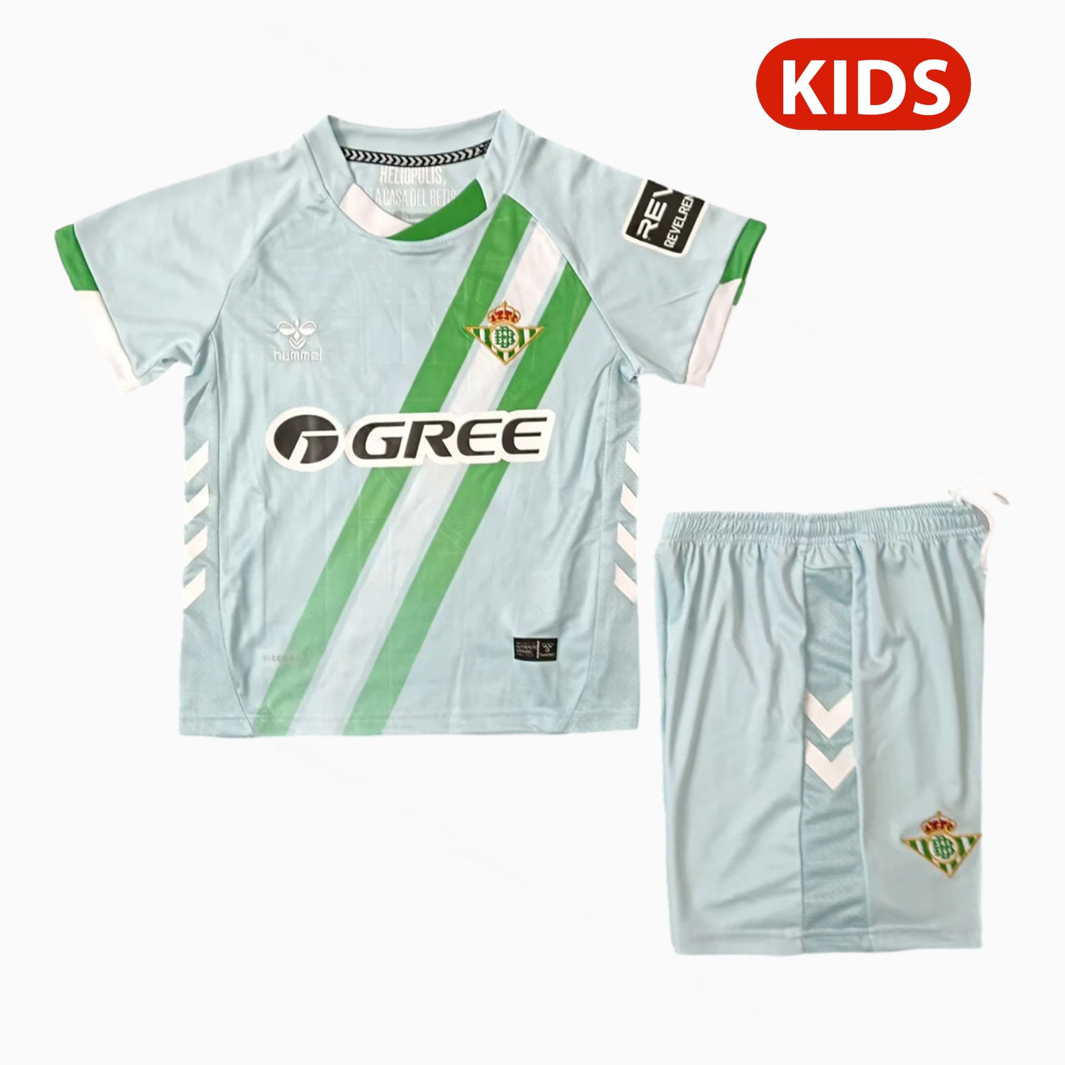 Real Betis 25-26 Away Kids Kit - ManixJersey