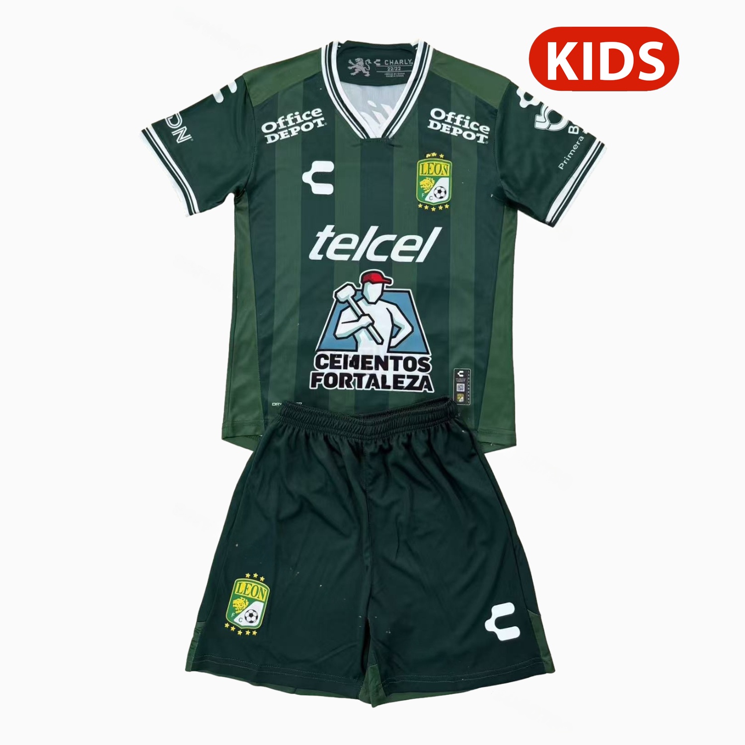 Club León 25-26 Home Kids Kit - ManixJersey