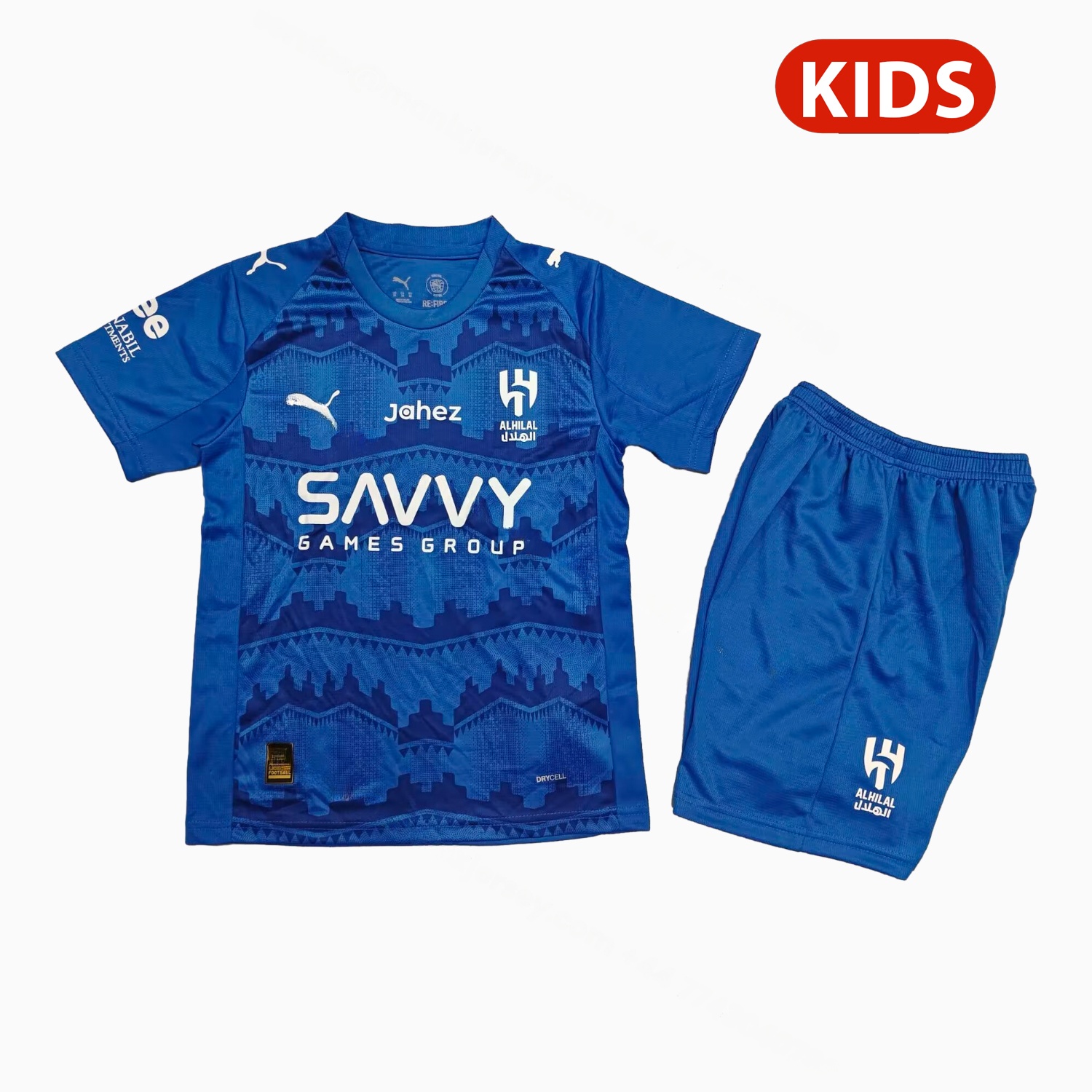 Al Hilal Riyadh Crescent 25-26 Home Kids Kit - ManixJersey