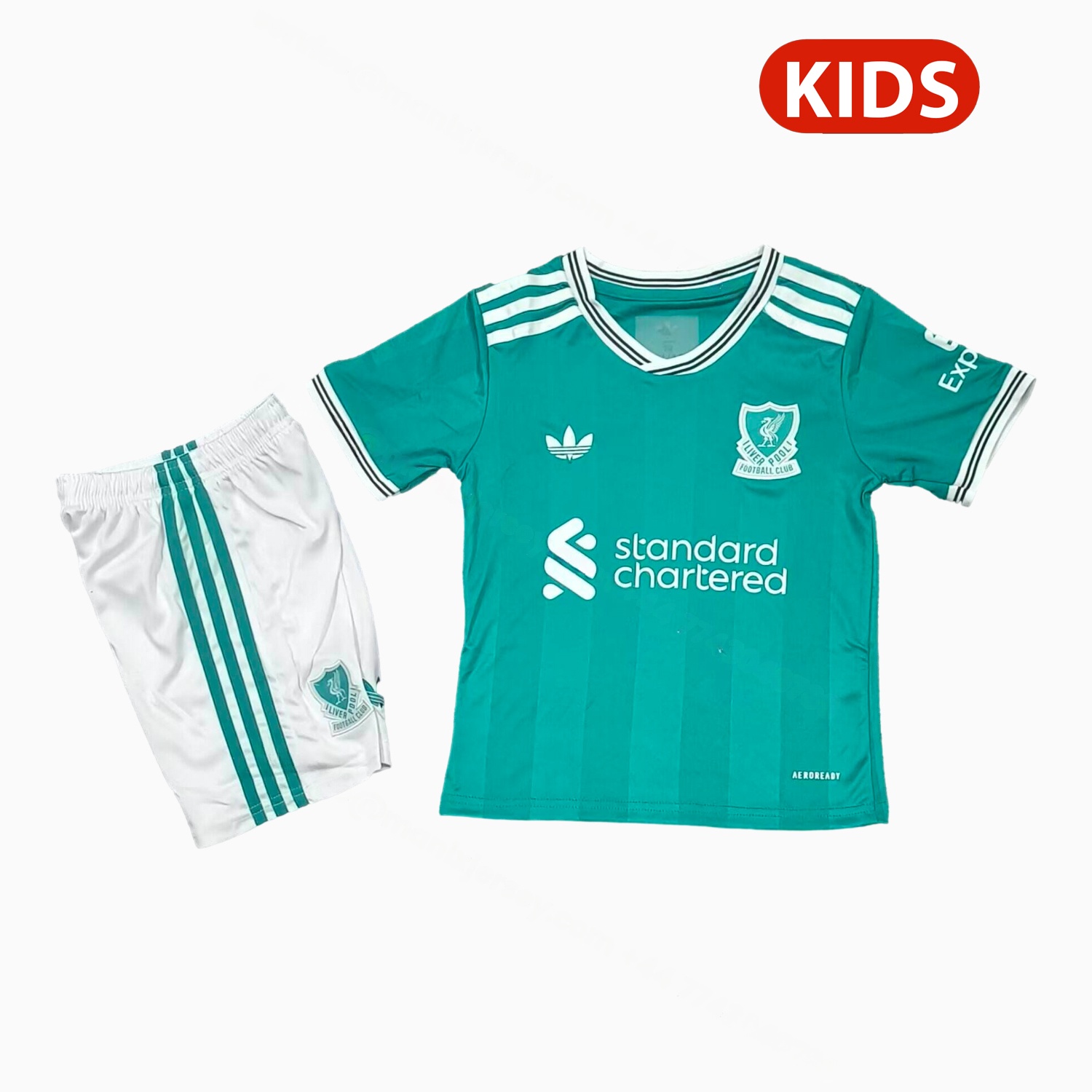 Liver.pool 25-26 Third Green Kids Kit - ManixJersey