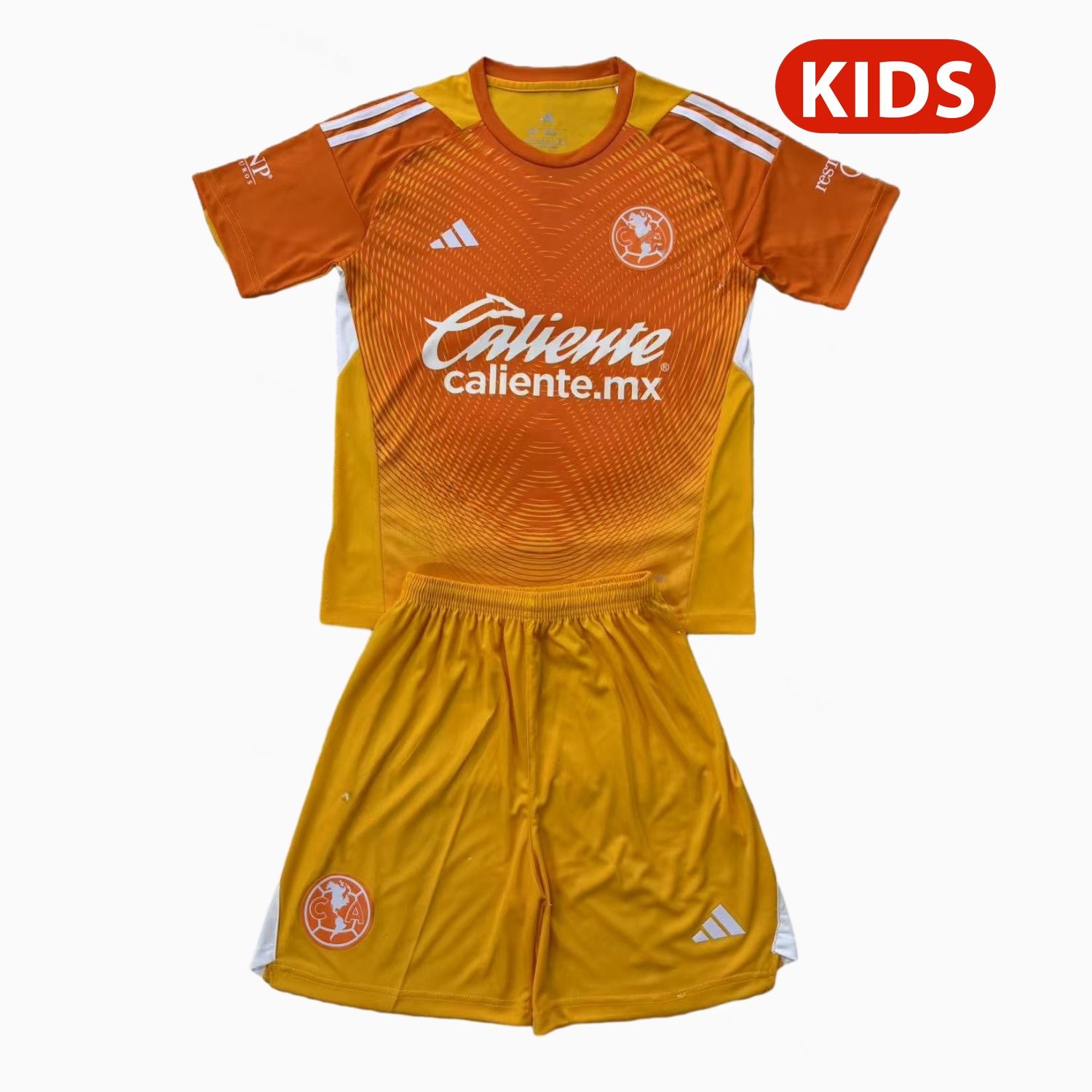 Club América 25-26 Orange Goalkeeper Kids Kit - ManixJersey